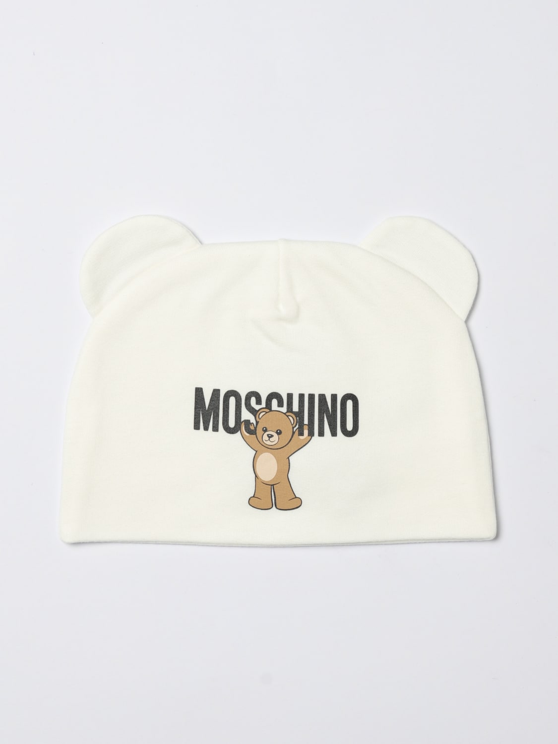 MOSCHINO HAT: Hat kids Moschino, Yellow Cream - Img 1
