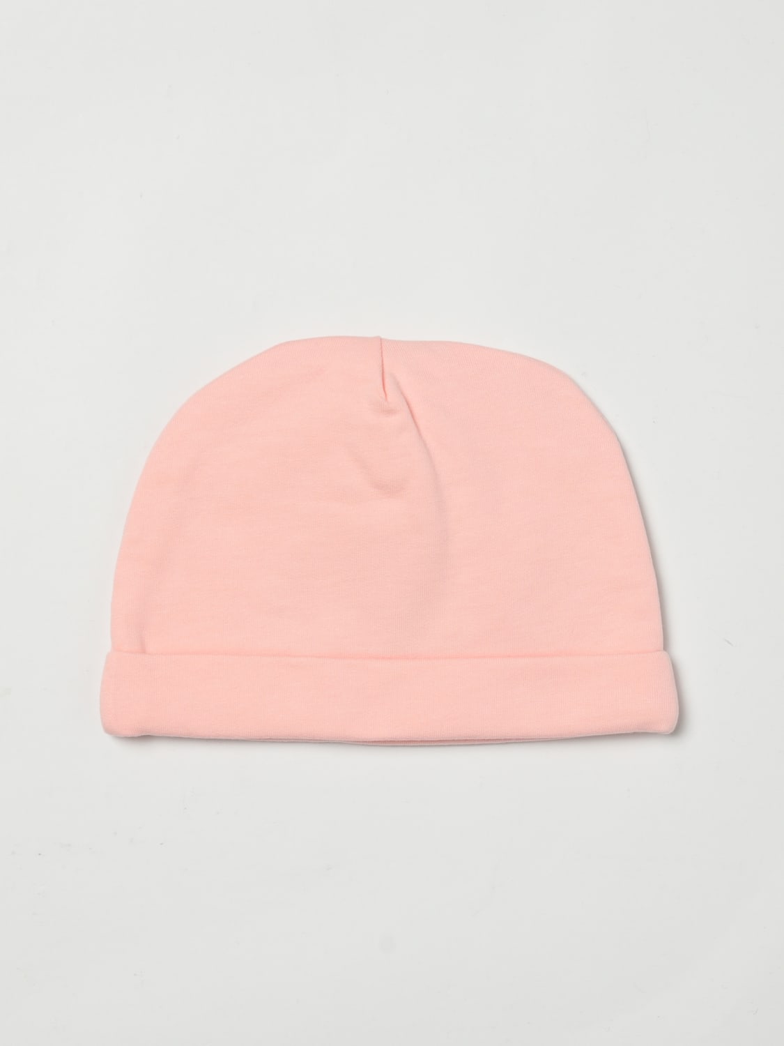 MOSCHINO CAPPELLO NEONATO: Cappello a berretto Teddy in cotone Moschino, Rosa - Img 2