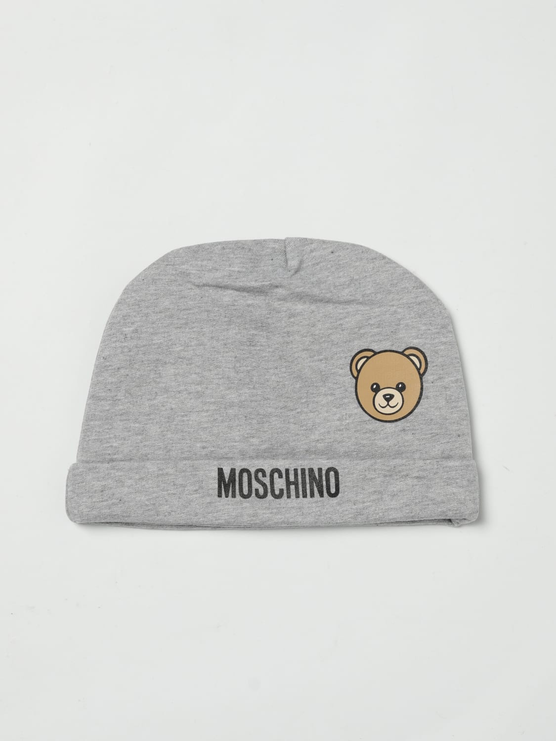 MOSCHINO HAT: Hat kids Moschino, Grey - Img 1