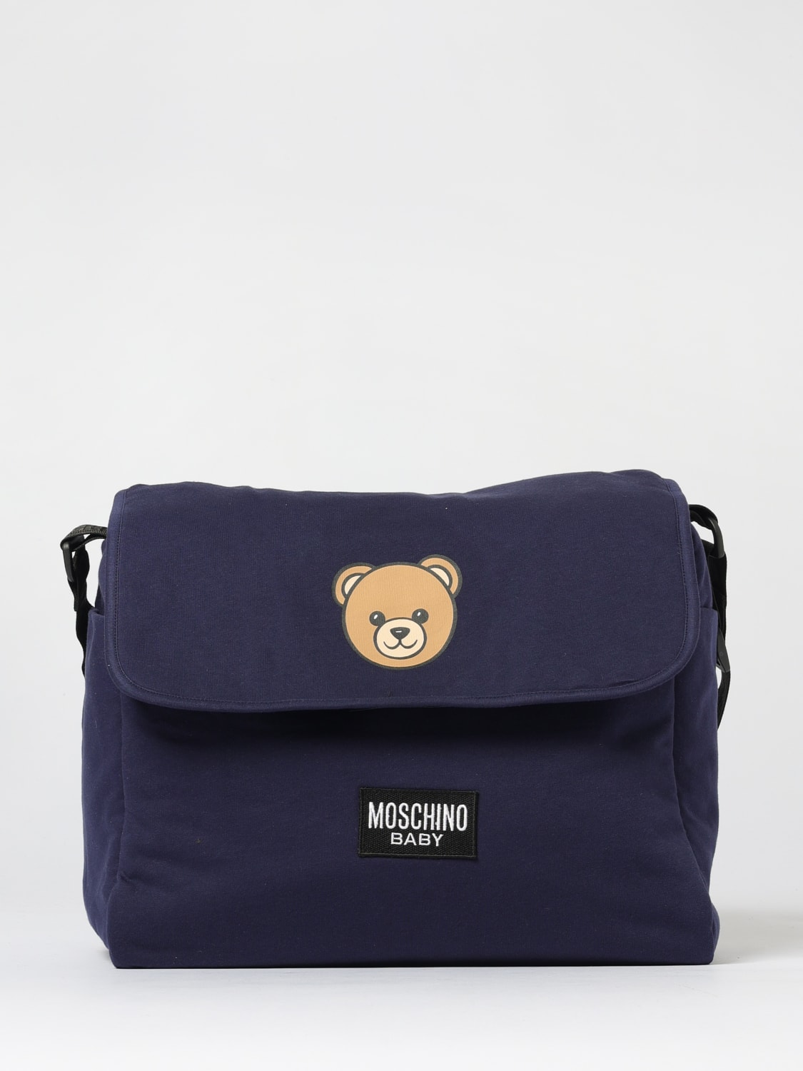 MOSCHINO BLANKET SET: Bag kids Moschino, Navy - Img 1