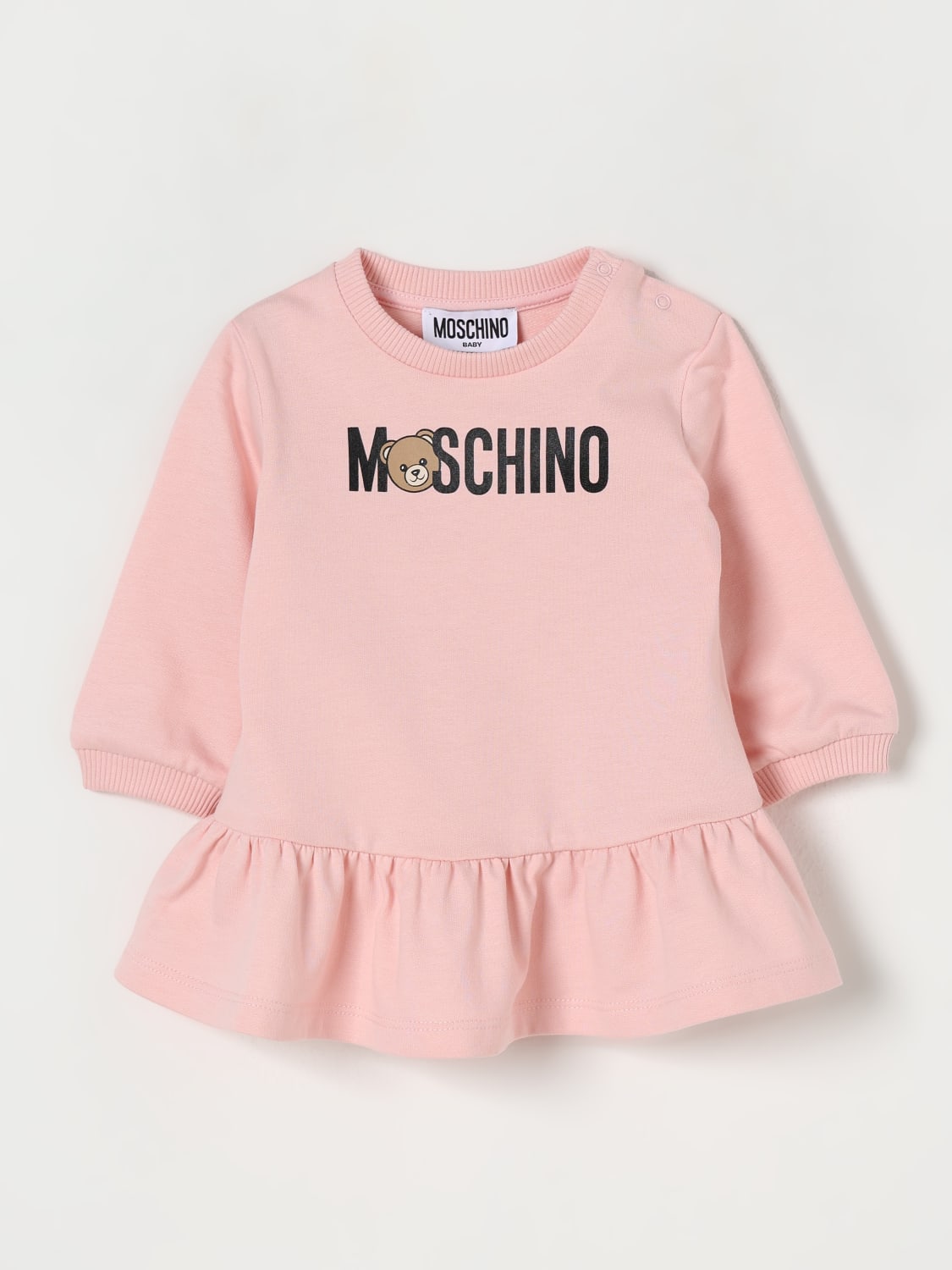 MOSCHINO STRAMPLER: Strampler kinder Moschino, Pink - Img 1