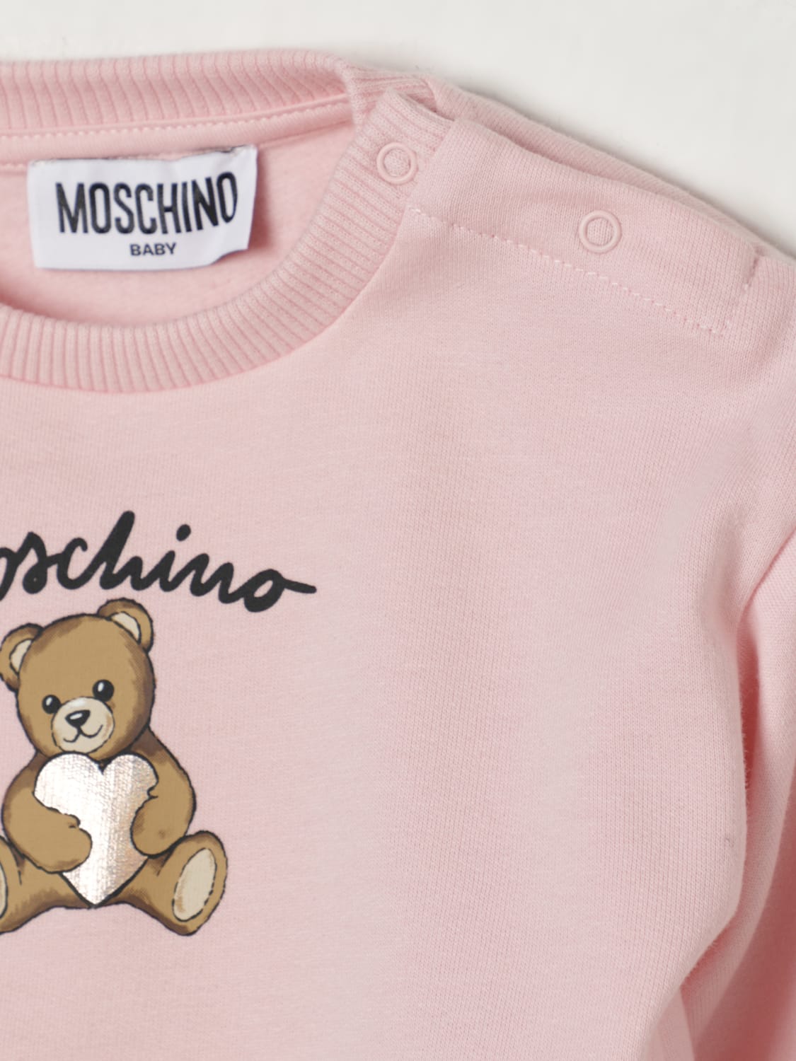 MOSCHINO SWEATER: Sweater kids Moschino, Pink - Img 3