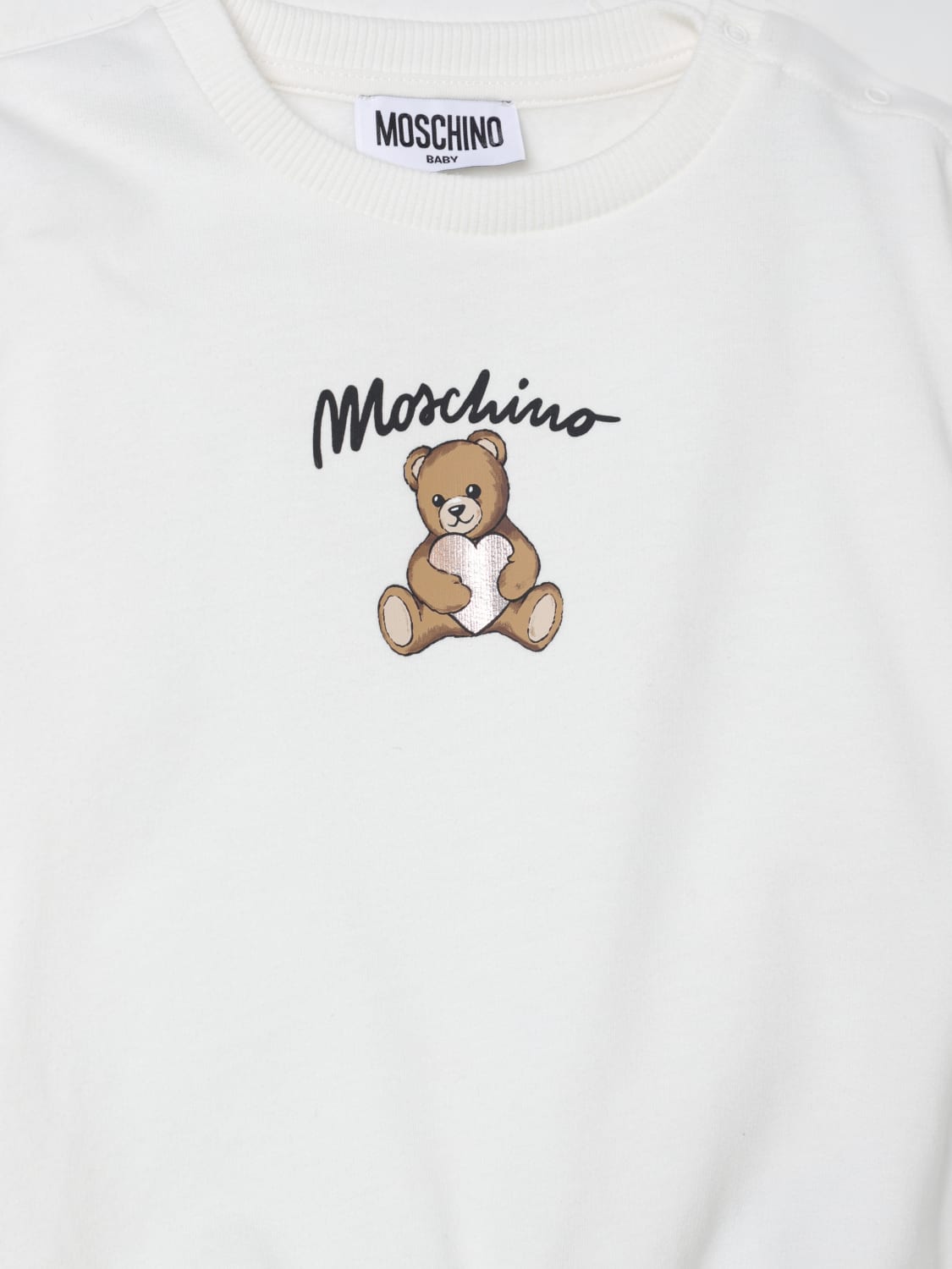 MOSCHINO SWEATER: Sweater kids Moschino, Yellow Cream - Img 3