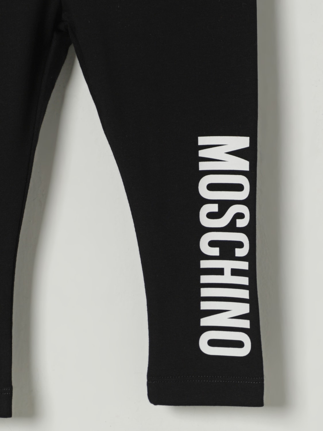 MOSCHINO 裤子: 裤子 儿童 Moschino, 黑色 - Img 3