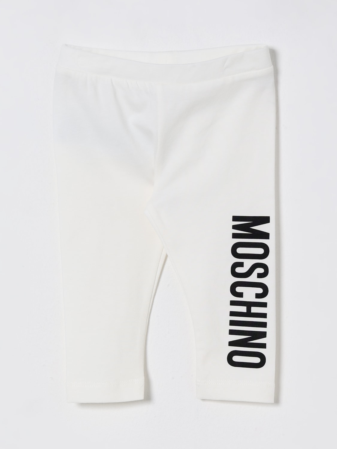 MOSCHINO PANTS: Pants kids Moschino, Yellow Cream - Img 1