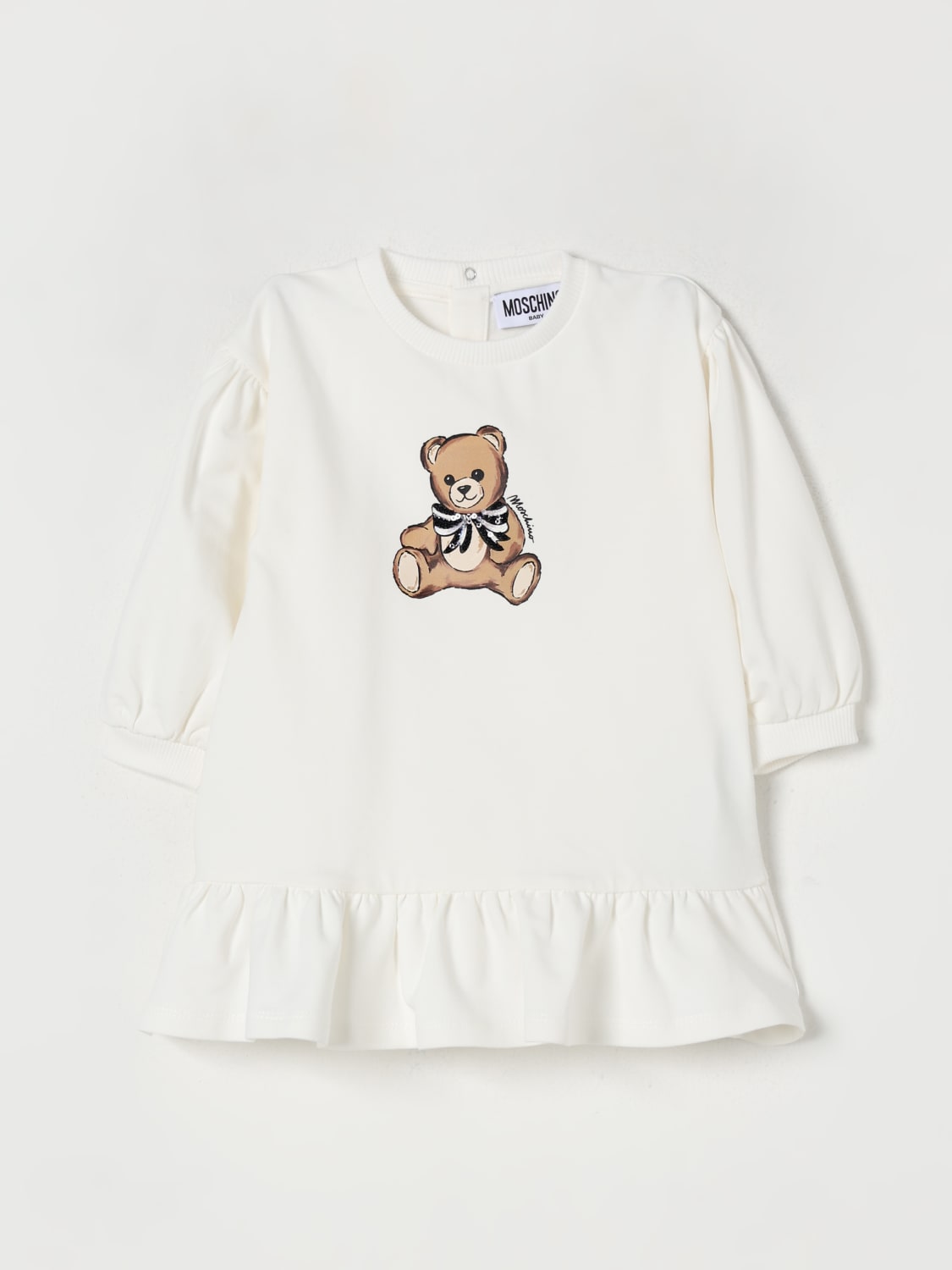 MOSCHINO ROMPER: Romper kids Moschino, White - Img 1