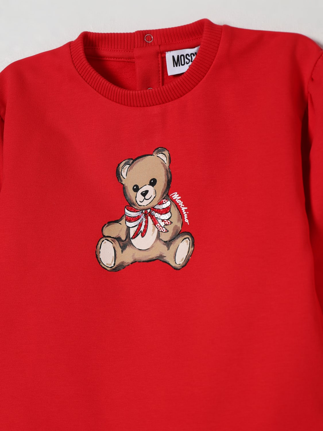 MOSCHINO ROMPER: Romper kids Moschino, Red - Img 3