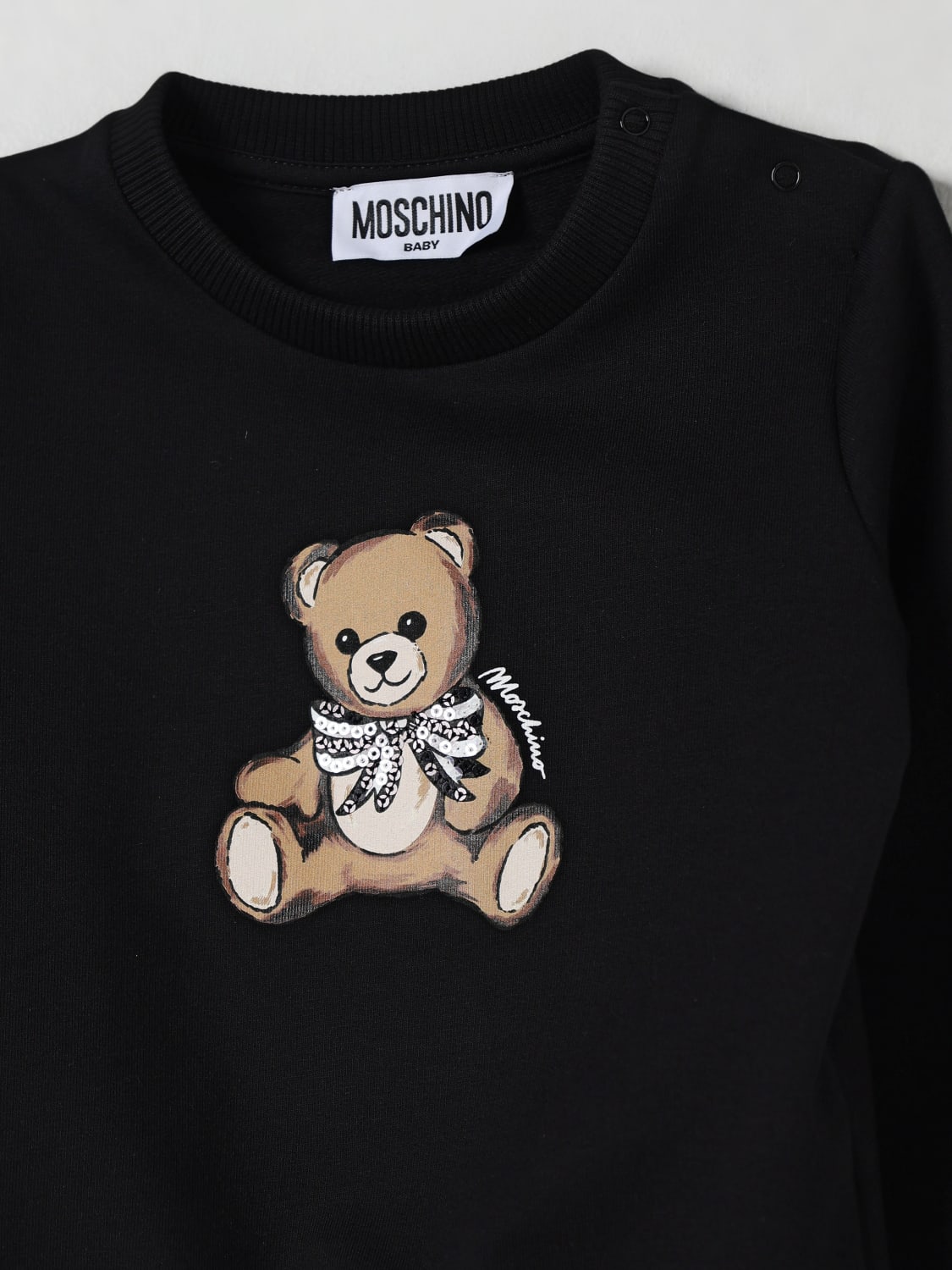 MOSCHINO SWEATER: Sweater kids Moschino, Black - Img 3