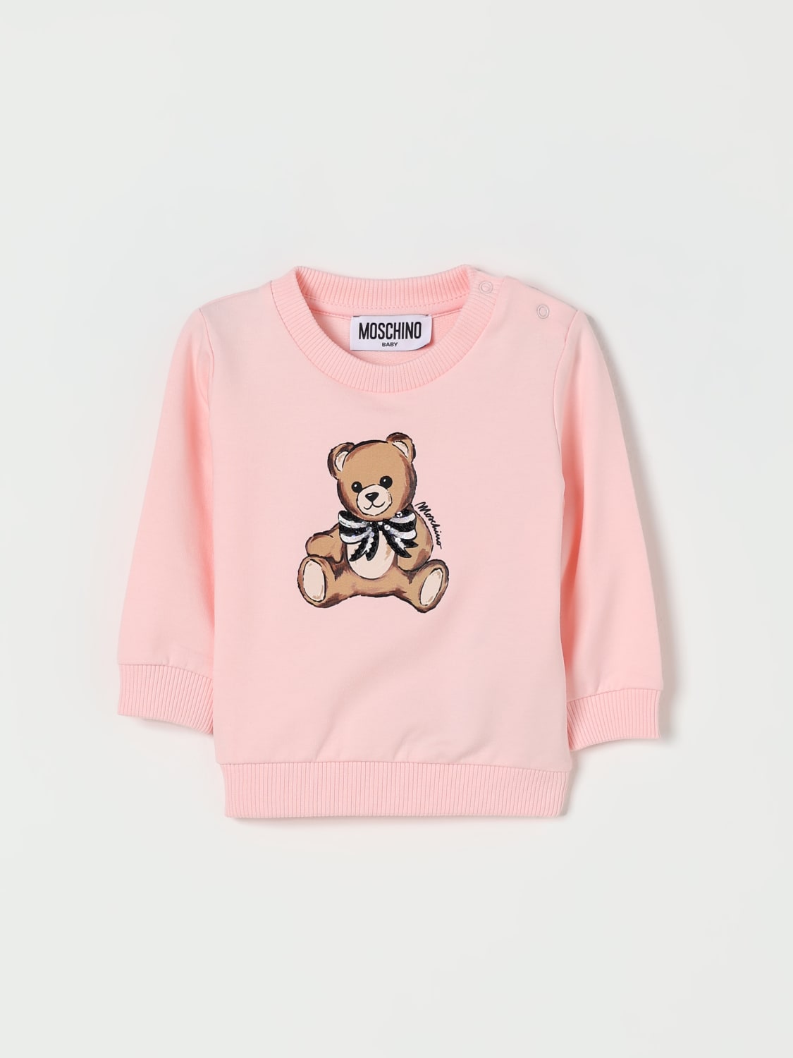 MOSCHINO SWEATER: Sweater kids Moschino, Pink - Img 1
