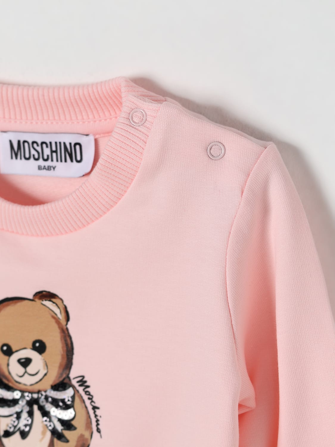 MOSCHINO SWEATER: Sweater kids Moschino, Pink - Img 3