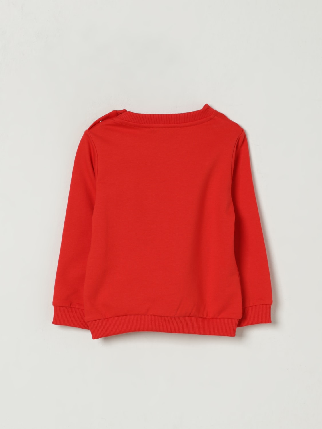 MOSCHINO SWEATER: Sweater kids Moschino, Red - Img 2