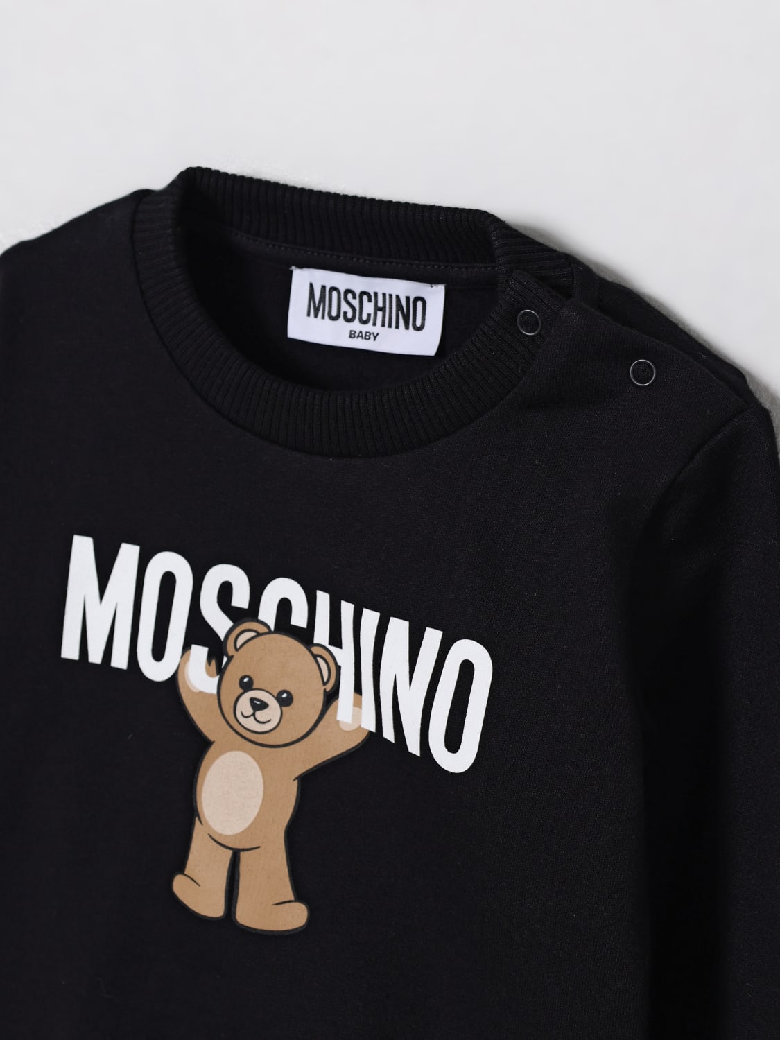 MOSCHINO PULLOVER: Pullover kinder Moschino, Schwarz - Img 3