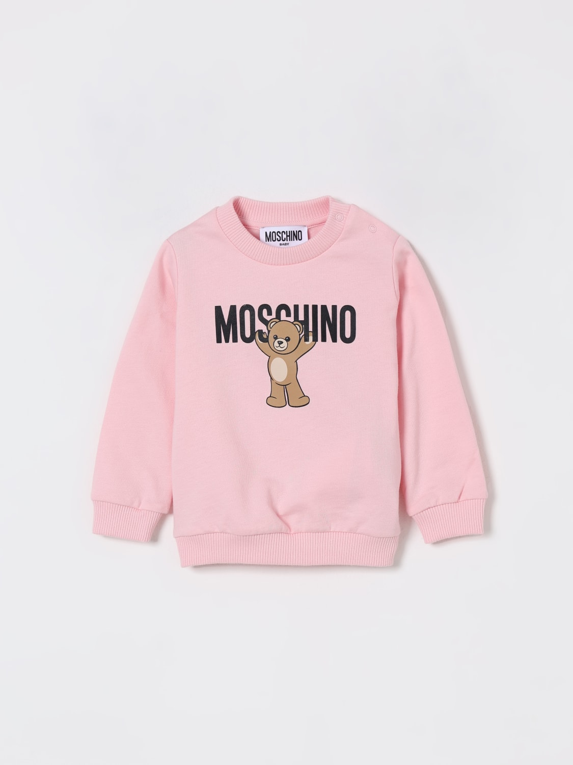 MOSCHINO SWEATER: Sweater kids Moschino, Pink - Img 1