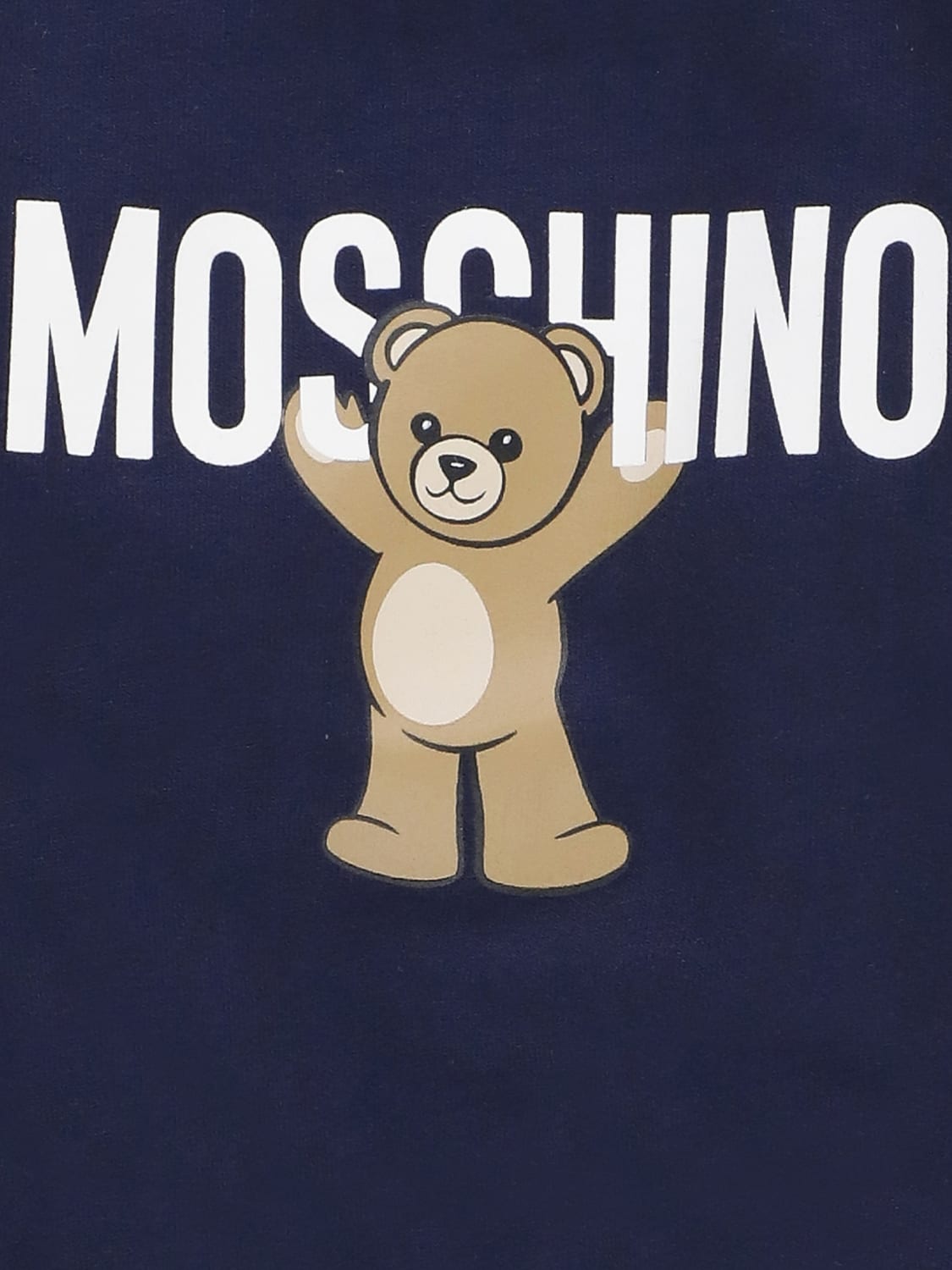 MOSCHINO PULL: Pull enfant Moschino, Bleu Marine - Img 3
