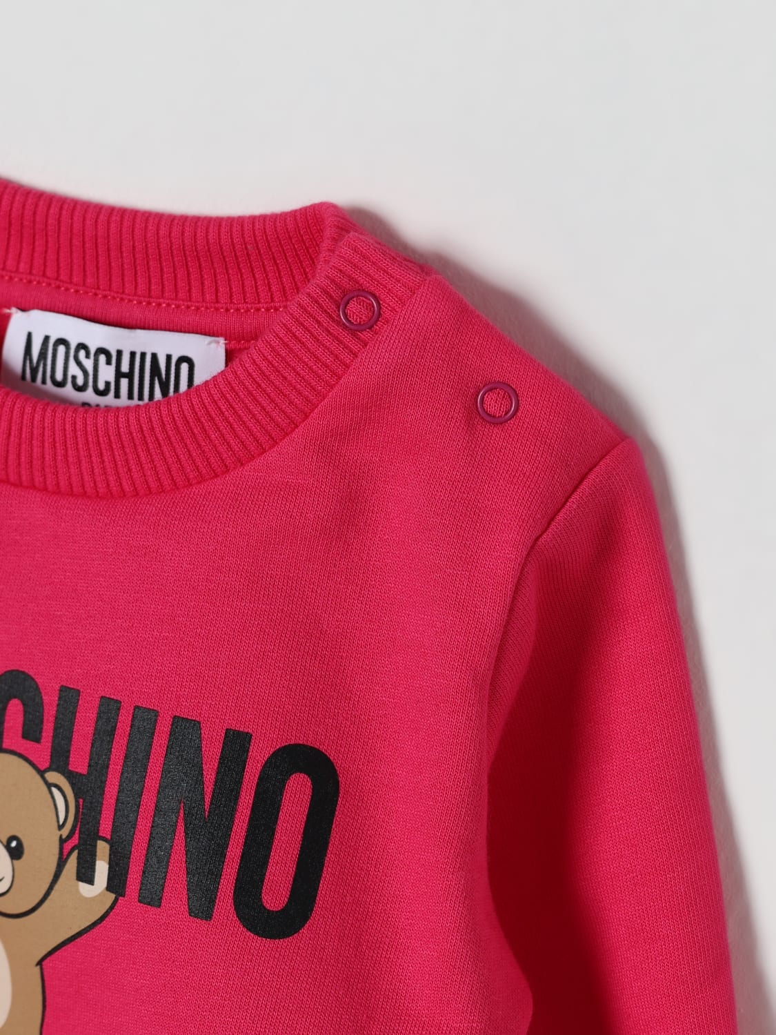 MOSCHINO SWEATER: Sweater kids Moschino, Blush Pink - Img 3