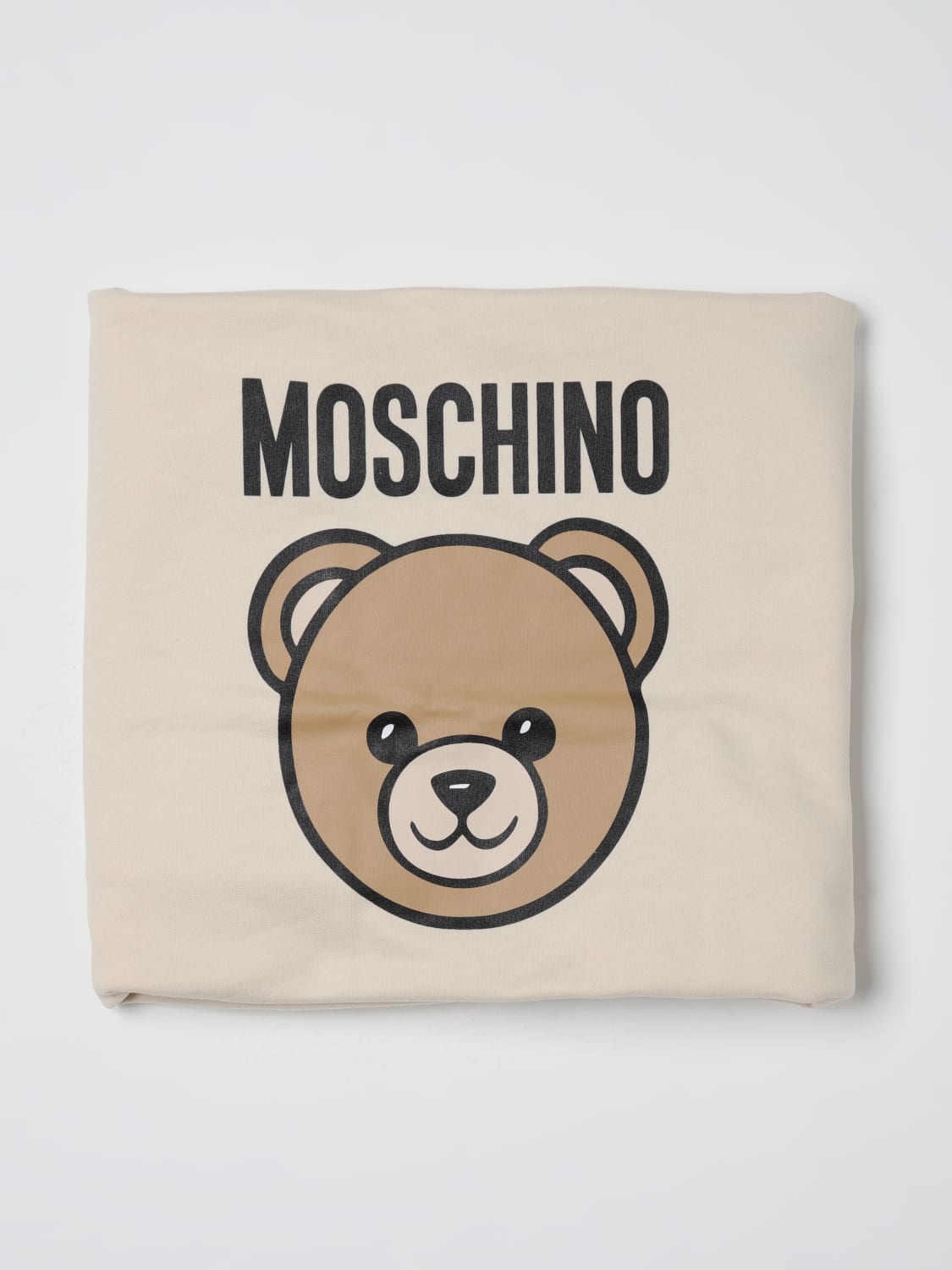 MOSCHINO BEDCOVERS AND BLANKETS: Bedcovers and blankets lifestyle Moschino, Beige - Img 1