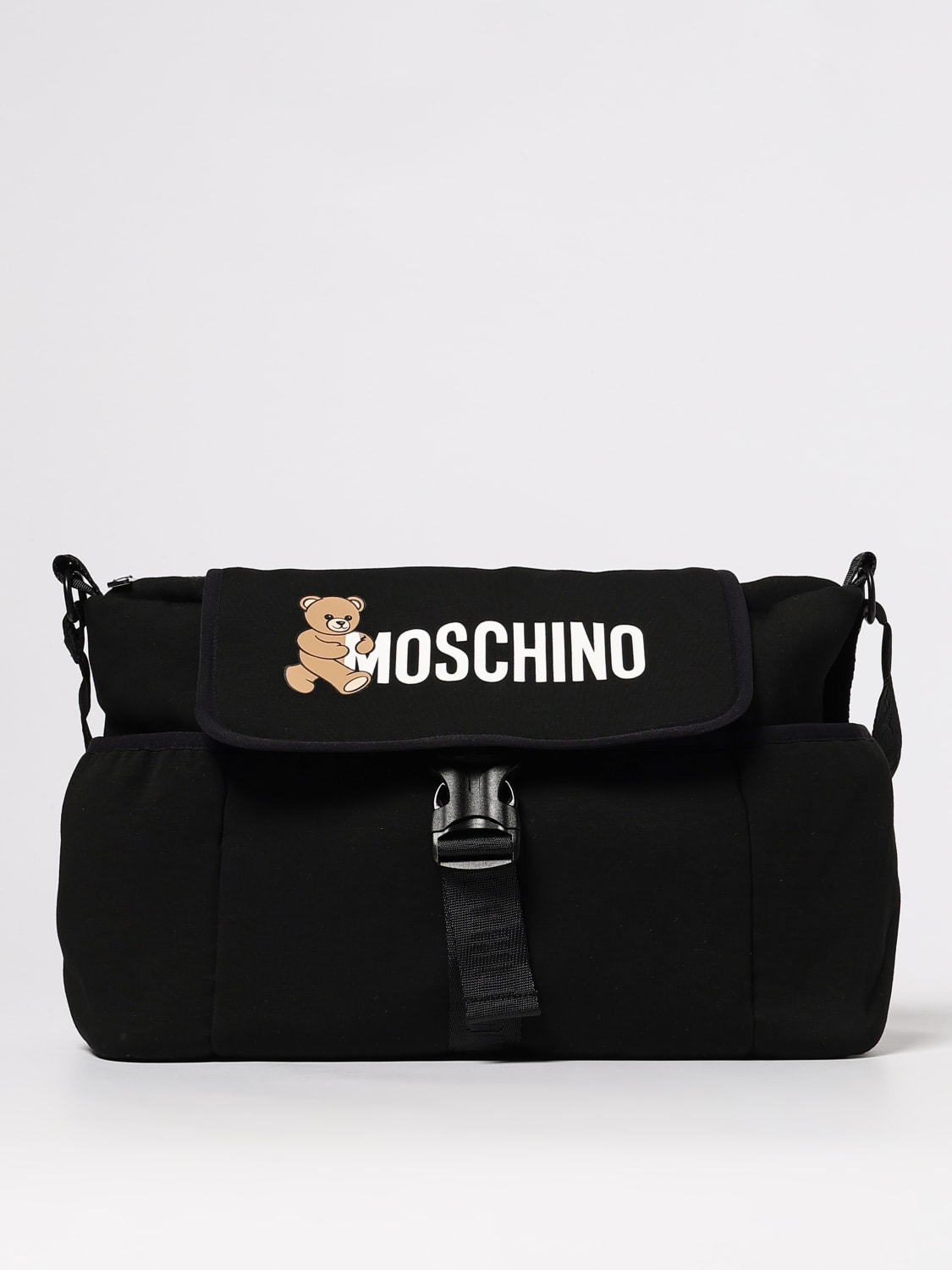 MOSCHINO BLANKET SET: Bag kids Moschino, Black - Img 1