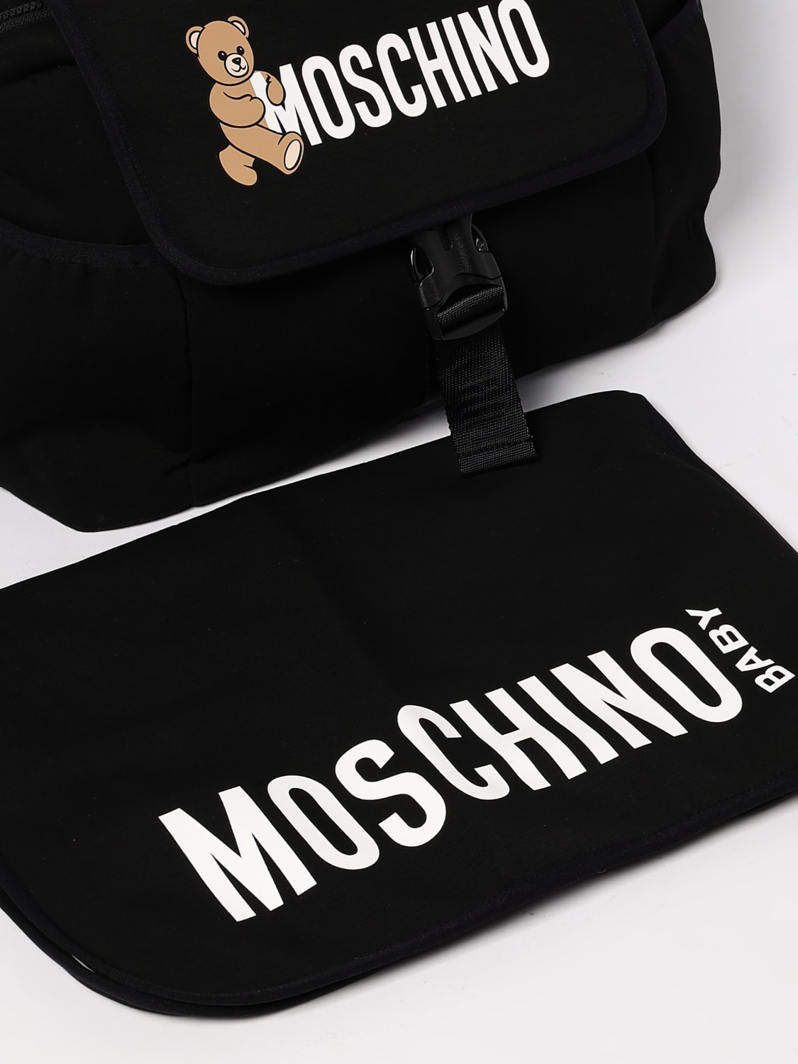 MOSCHINO BLANKET SET: Bag kids Moschino, Black - Img 3