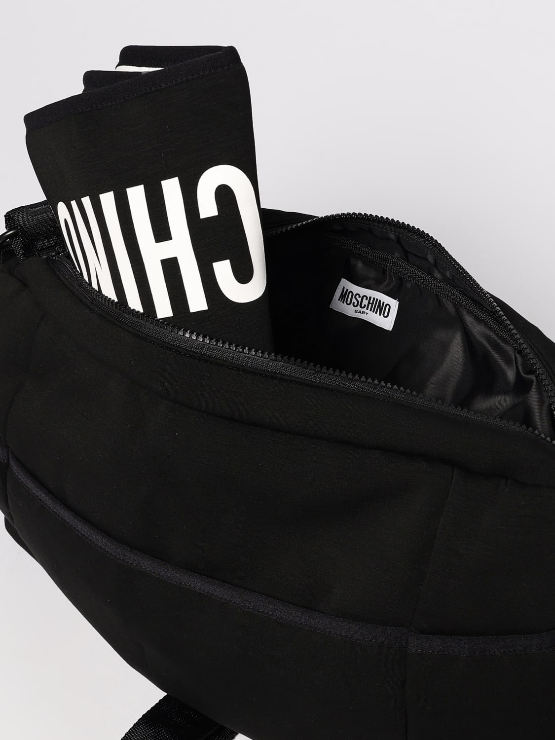 MOSCHINO BLANKET SET: Bag kids Moschino, Black - Img 4