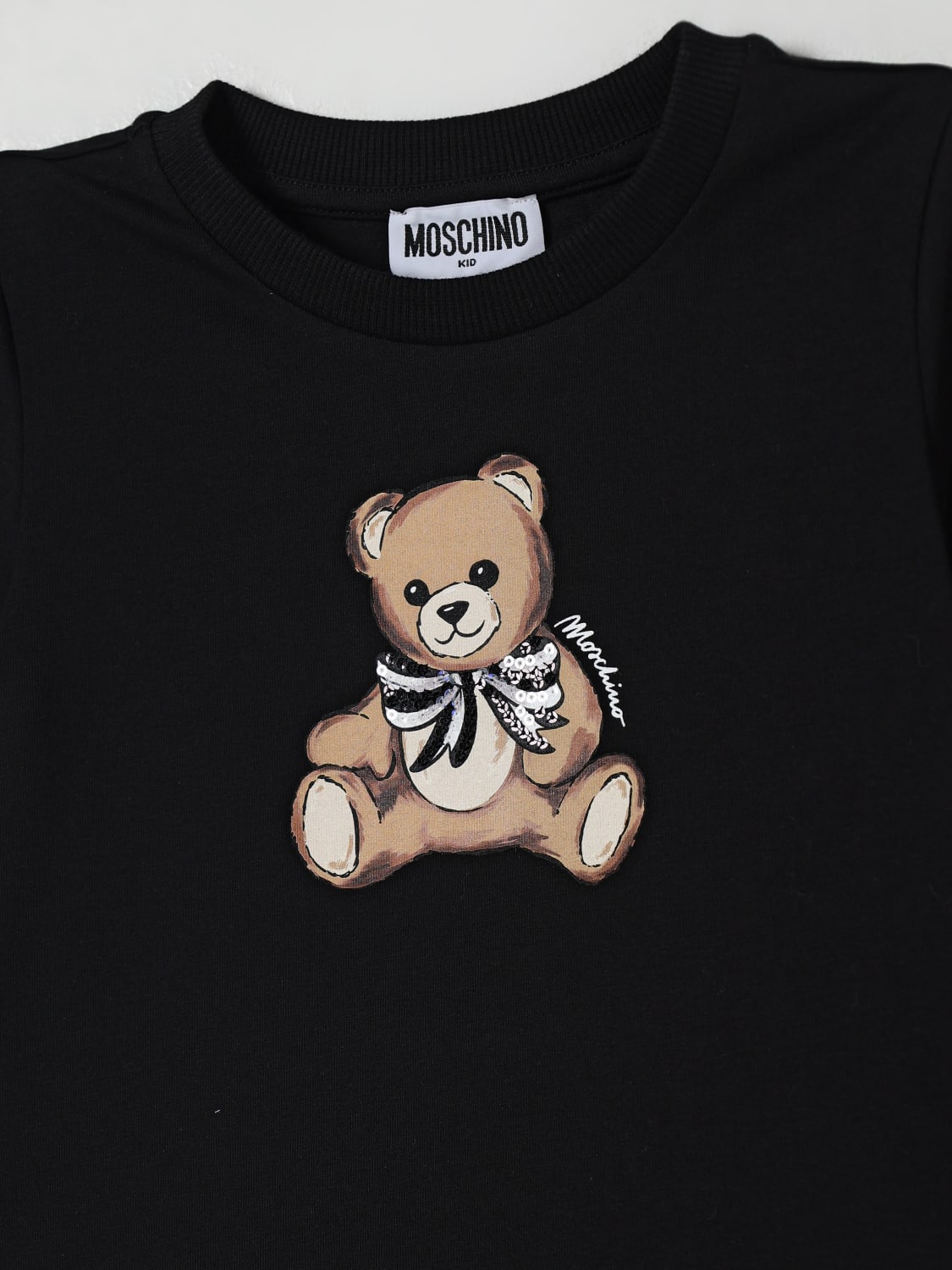 MOSCHINO T-SHIRT: T-shirt kids Moschino, Black - Img 3