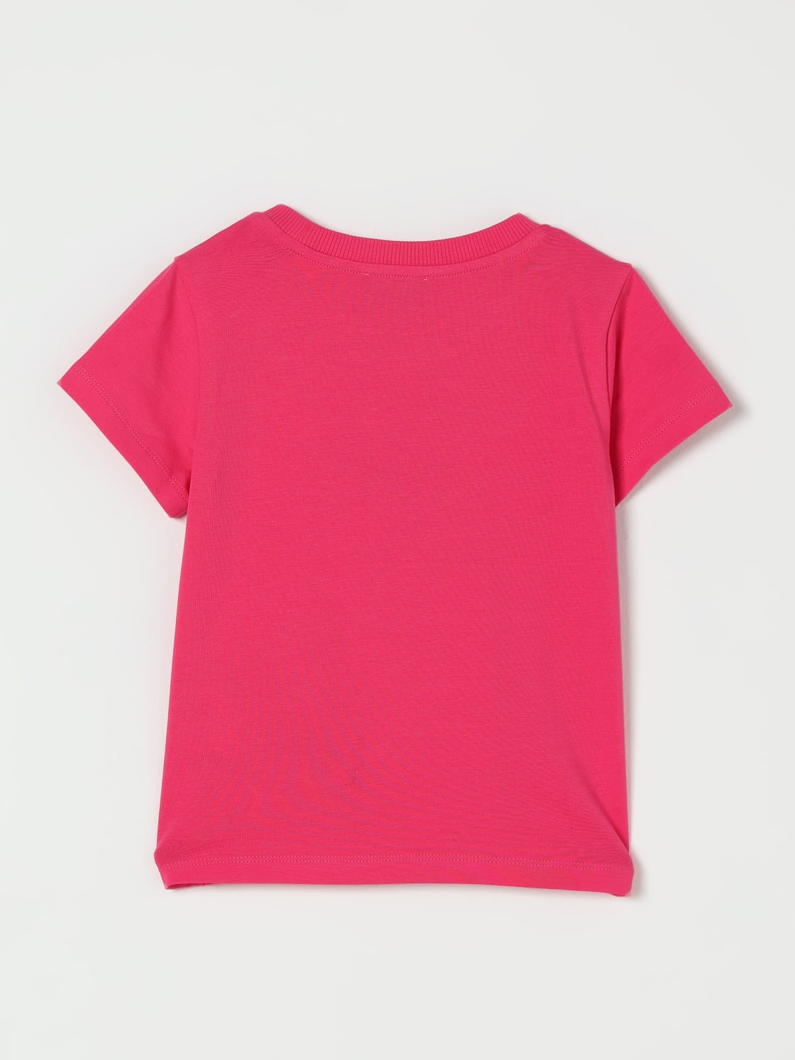 MOSCHINO T-SHIRT: T-shirt kids Moschino, Fuchsia - Img 2