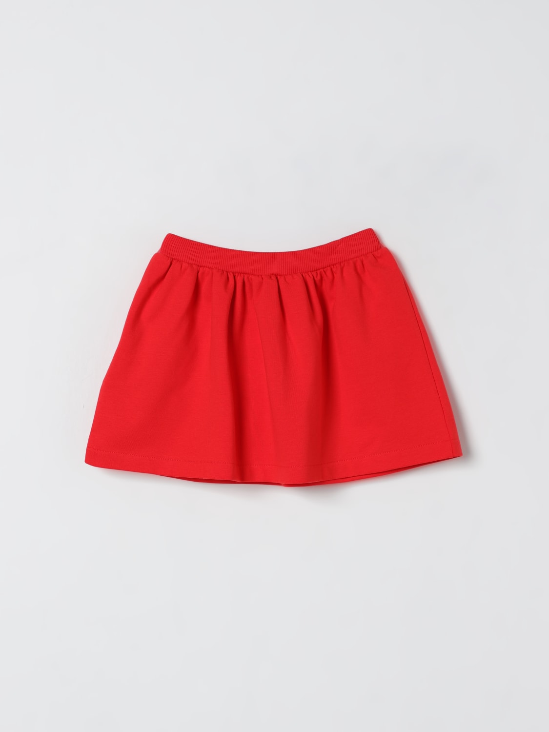 MOSCHINO GONNA: Gonna in cotone Teddy Moschino, Rosso - Img 2