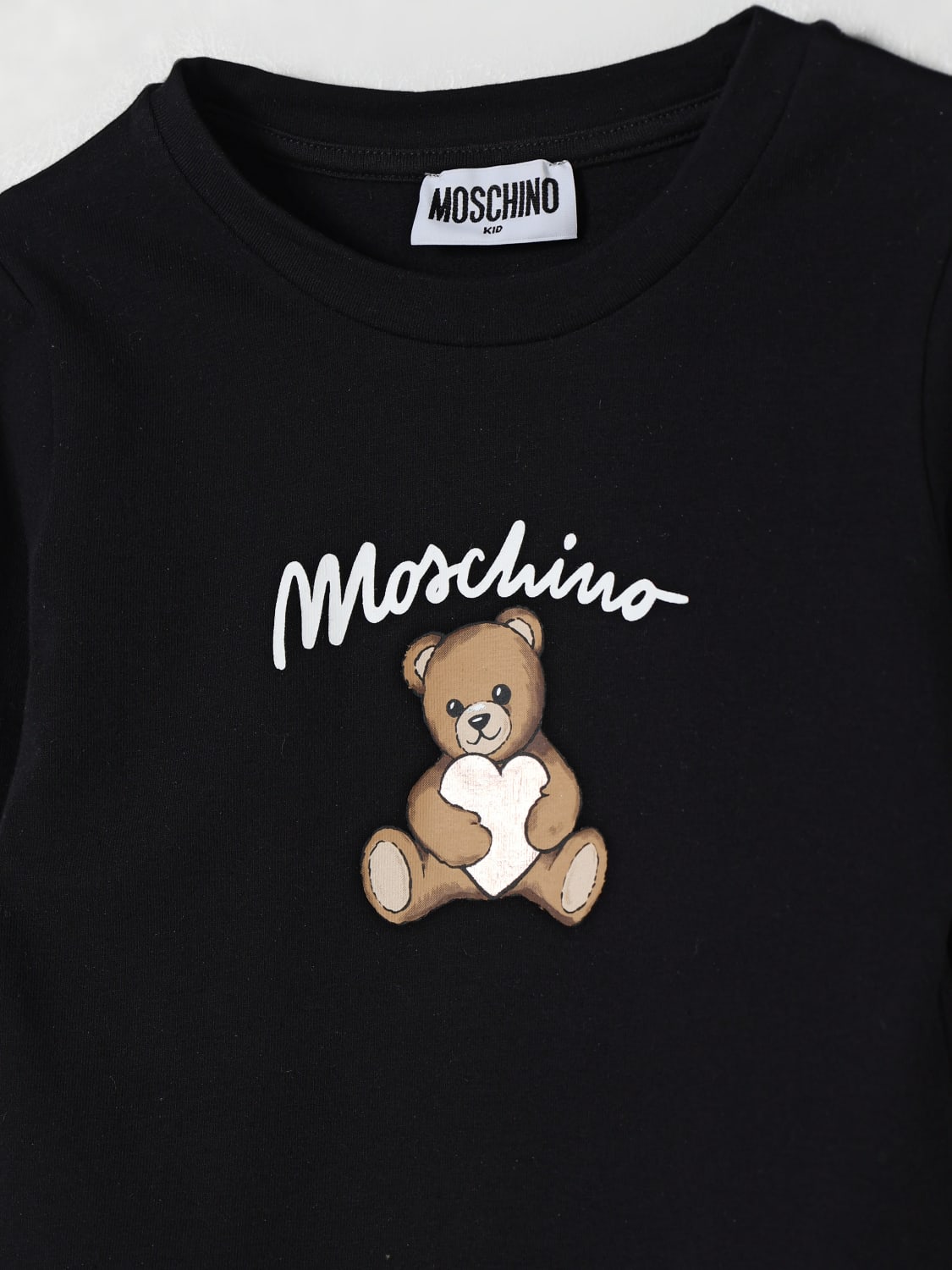 MOSCHINO T-SHIRT: T-shirt kids Moschino, Black - Img 3