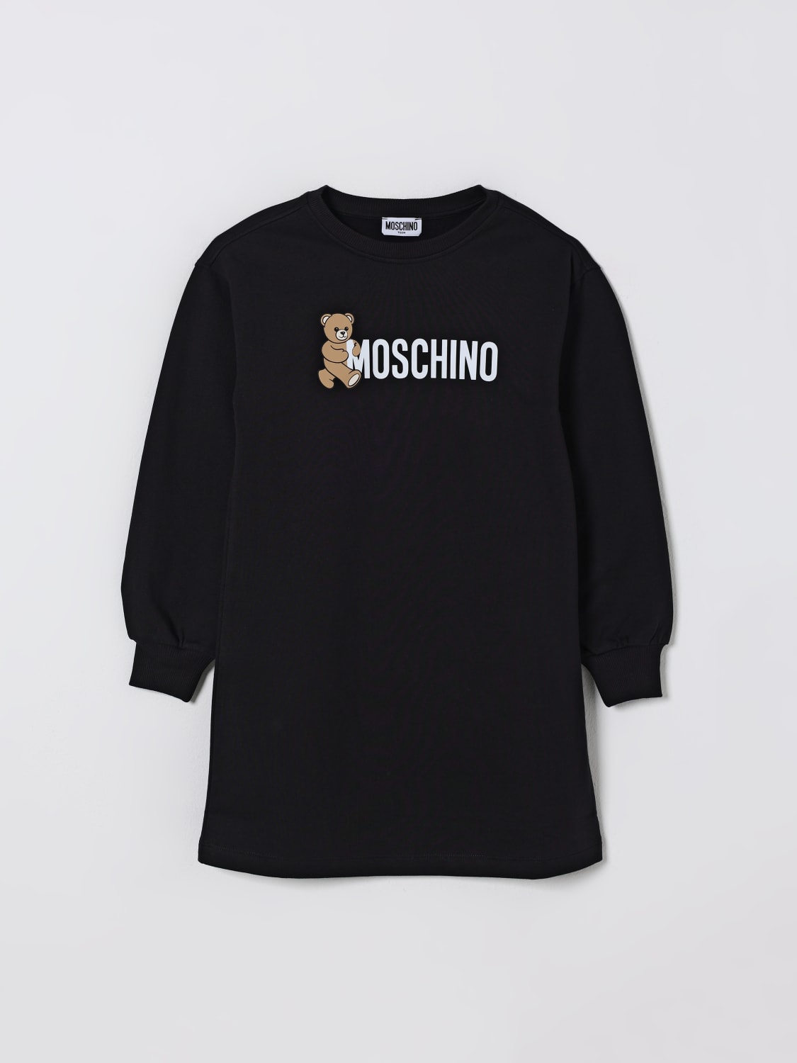 MOSCHINO DRESS: Dress kids Moschino, Black - Img 1