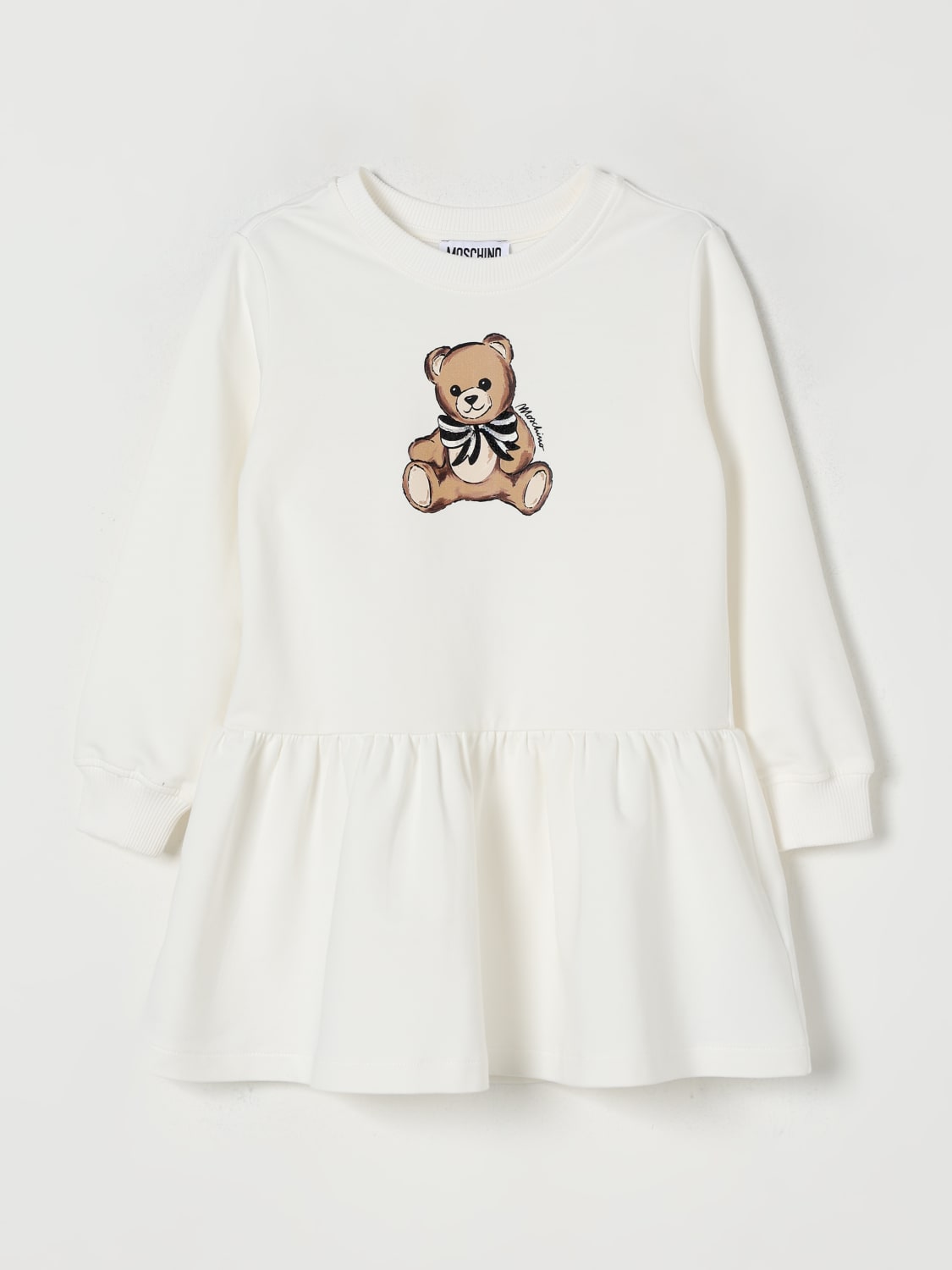 MOSCHINO KLEID: Kleid kinder Moschino, Weiß - Img 1