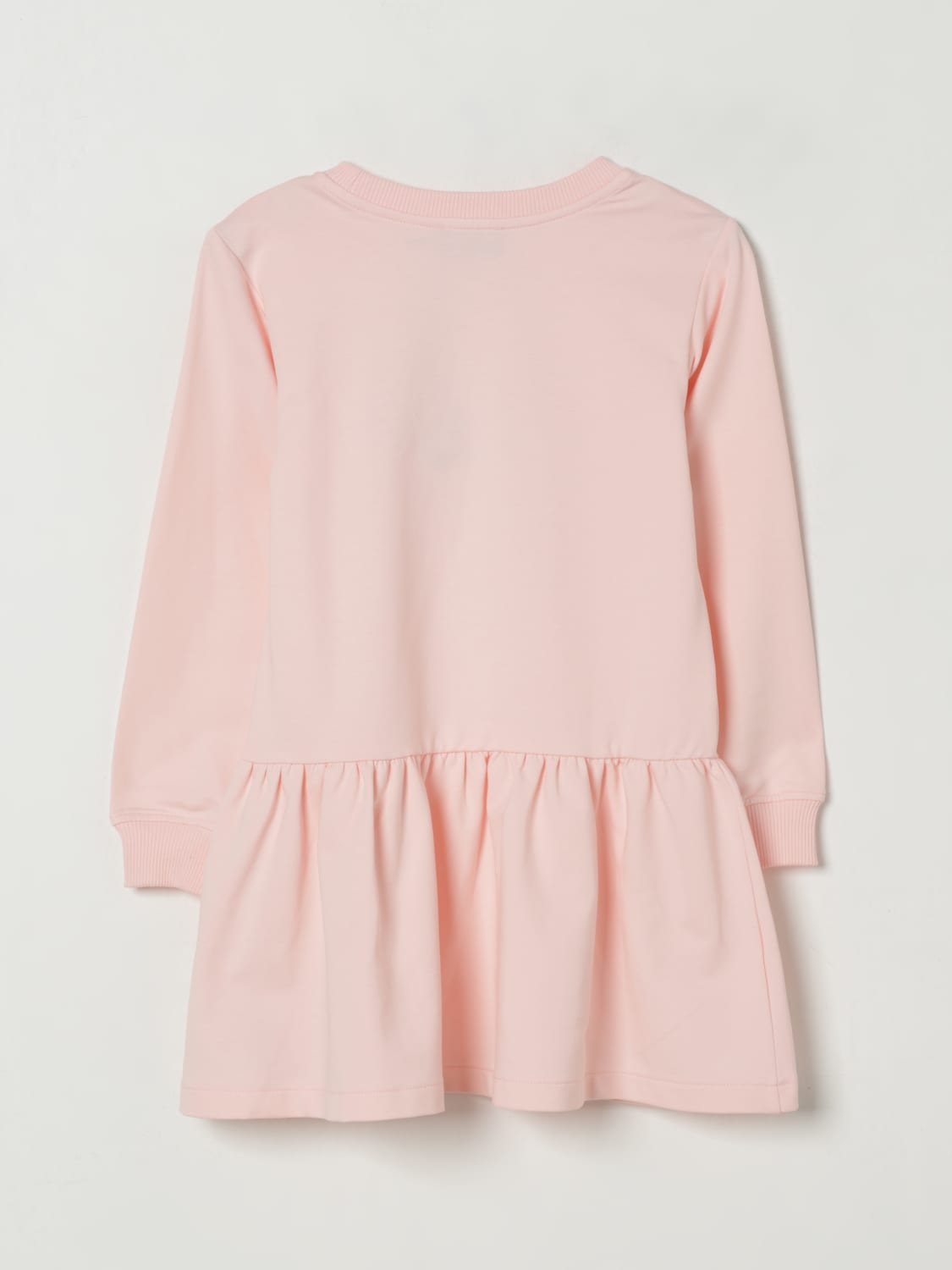 MOSCHINO ABITO: Abito in cotone Teddy Moschino, Rosa - Img 2