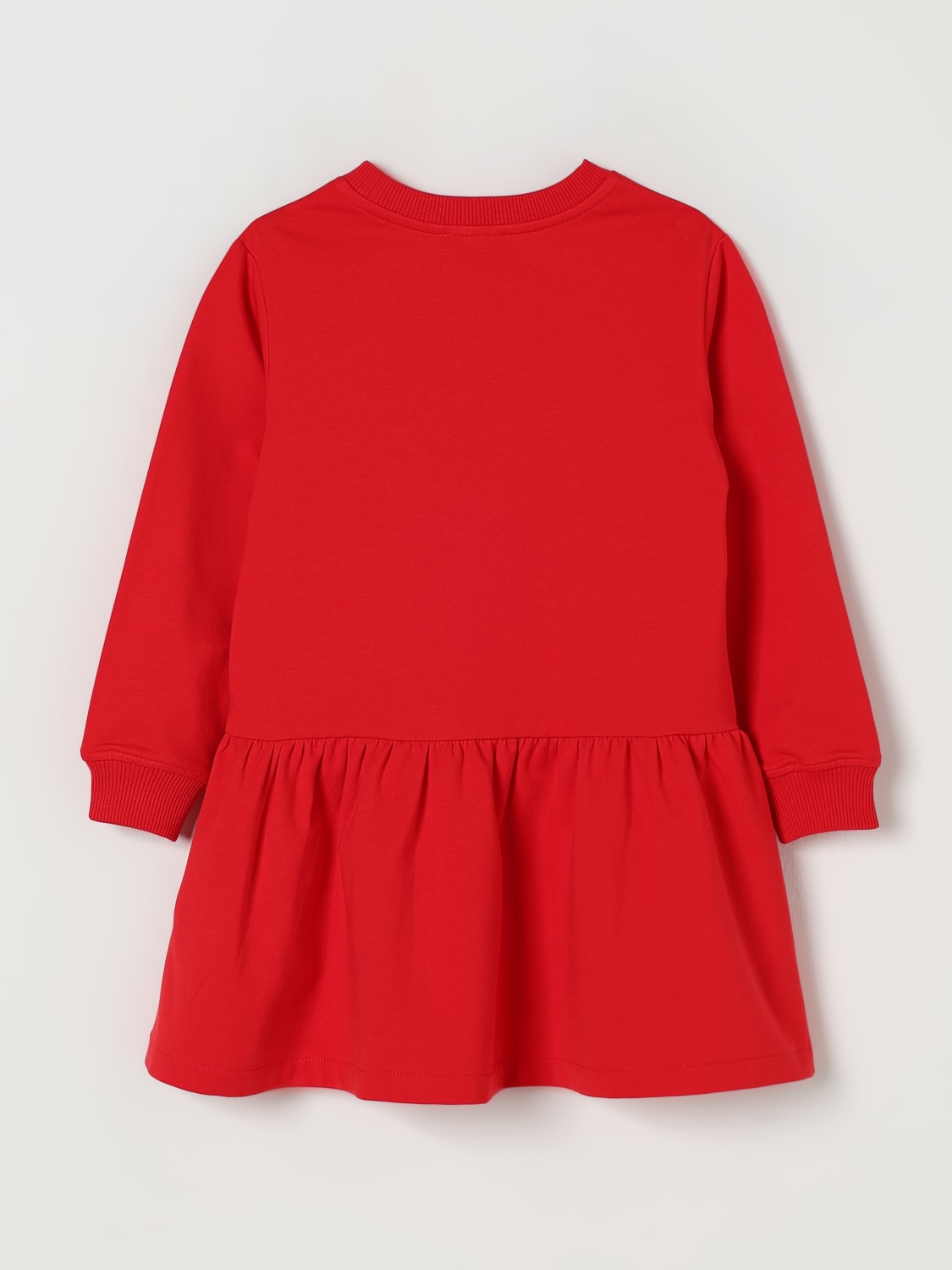 MOSCHINO ABITO: Abito in cotone Teddy Moschino, Rosso - Img 2