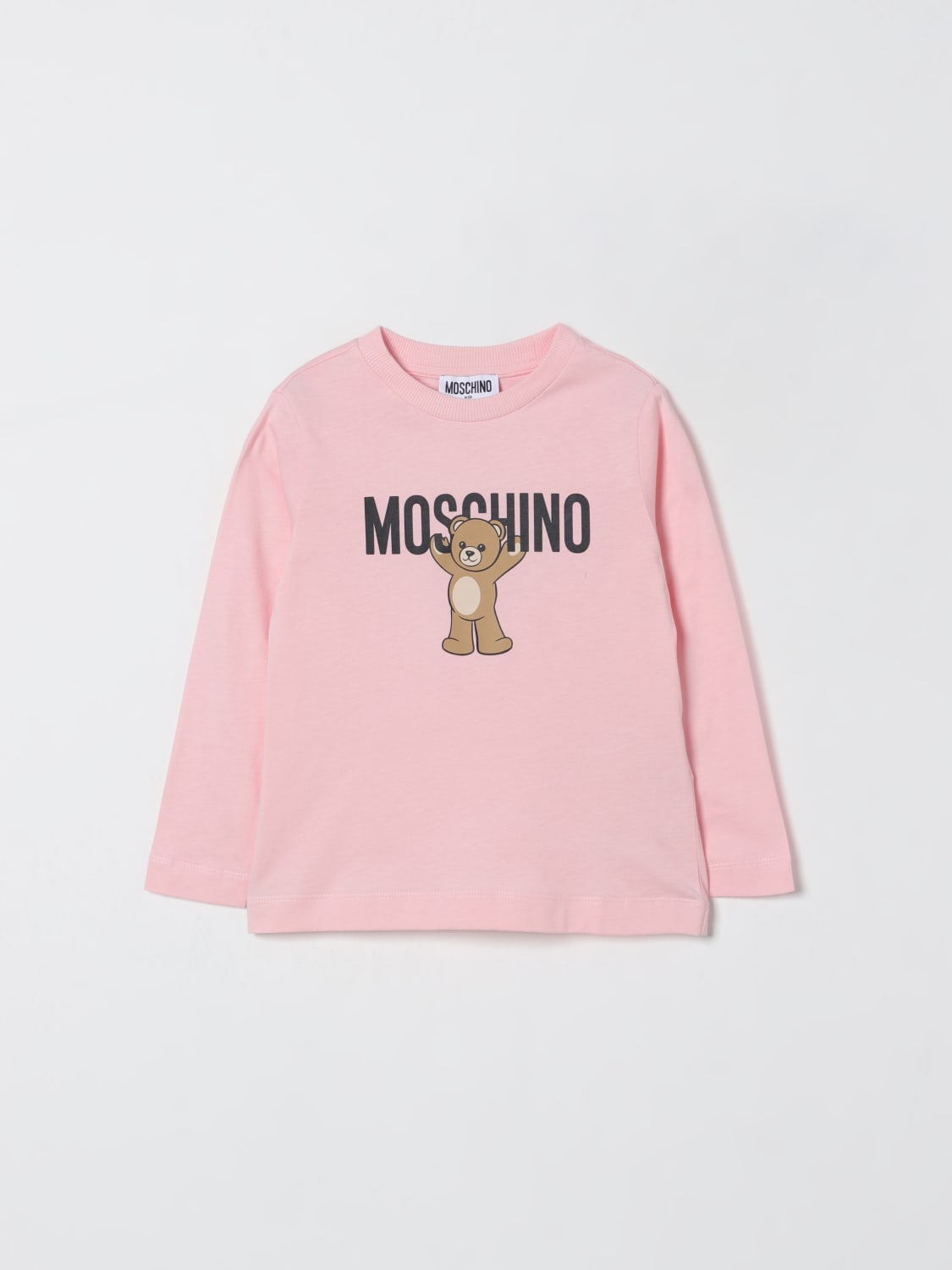 MOSCHINO T-SHIRT: T-shirt kids Moschino, Pink - Img 1