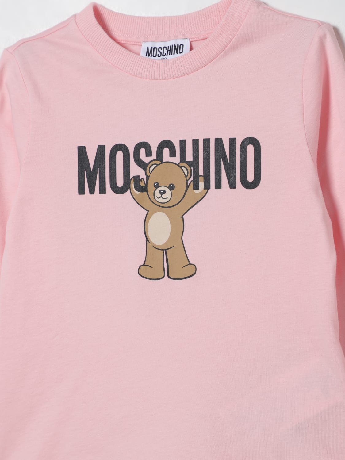 MOSCHINO T-SHIRT: T-shirt kids Moschino, Pink - Img 3