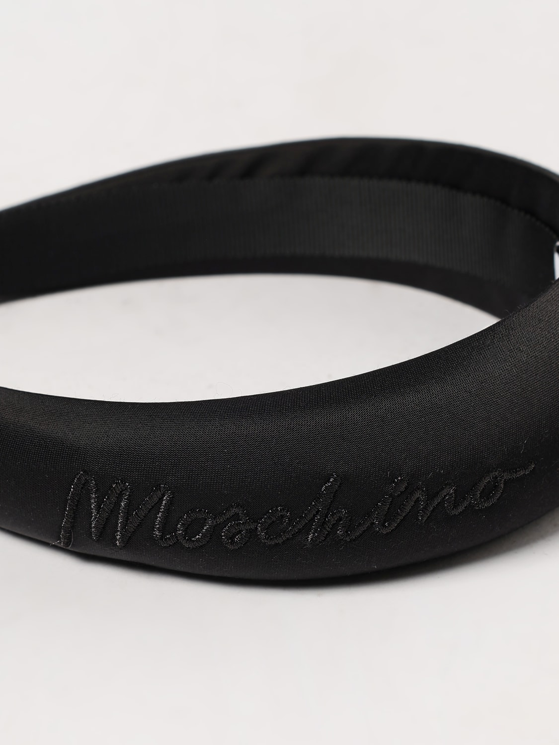 MOSCHINO HAIRBAND: Hair clip kids Moschino, Black - Img 2