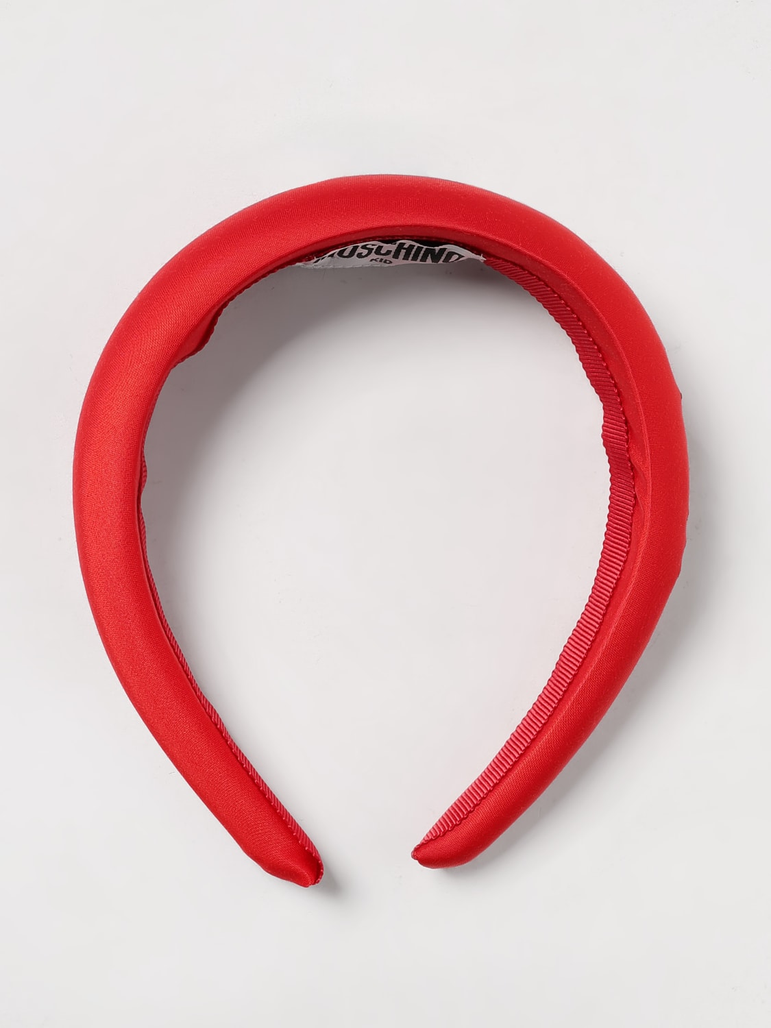 MOSCHINO HAIRBAND: Hair clip kids Moschino, Red - Img 1