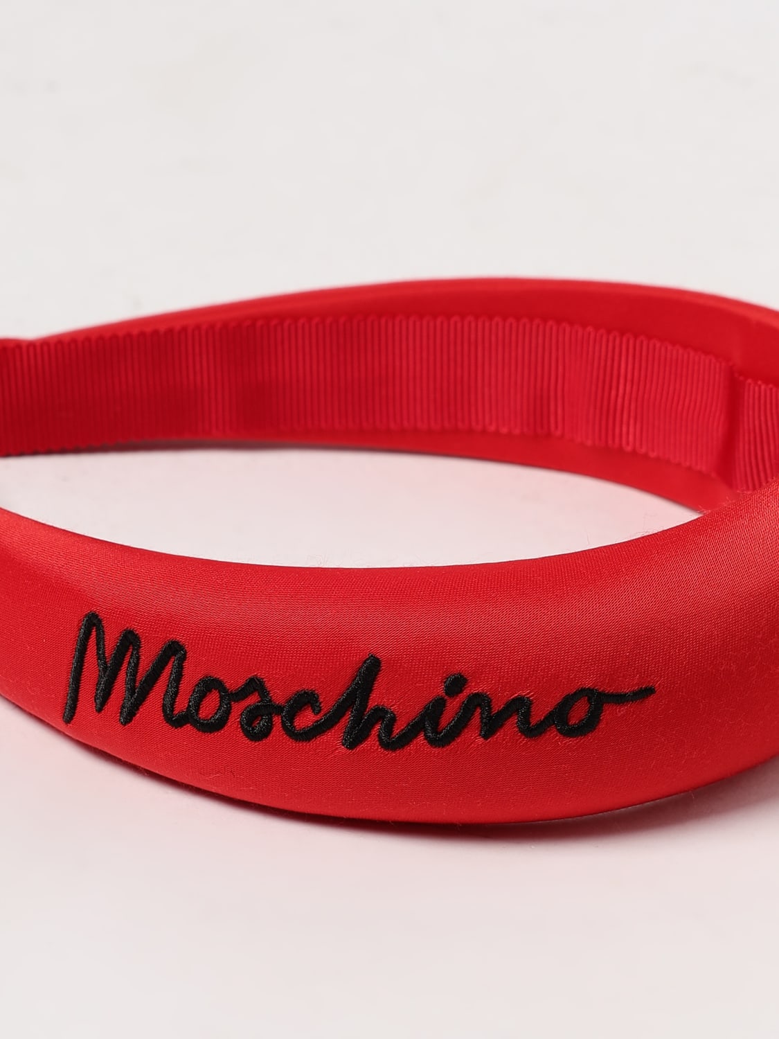 MOSCHINO HAIRBAND: Hair clip kids Moschino, Red - Img 2