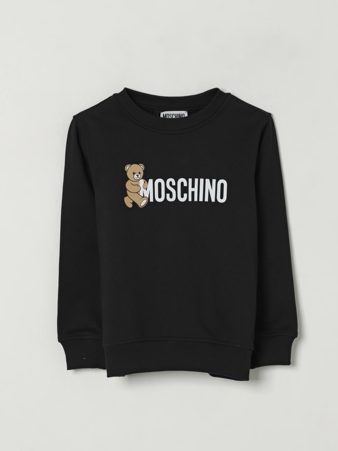 MOSCHINO SWEATER: Sweater kids Moschino, Black - Img 1