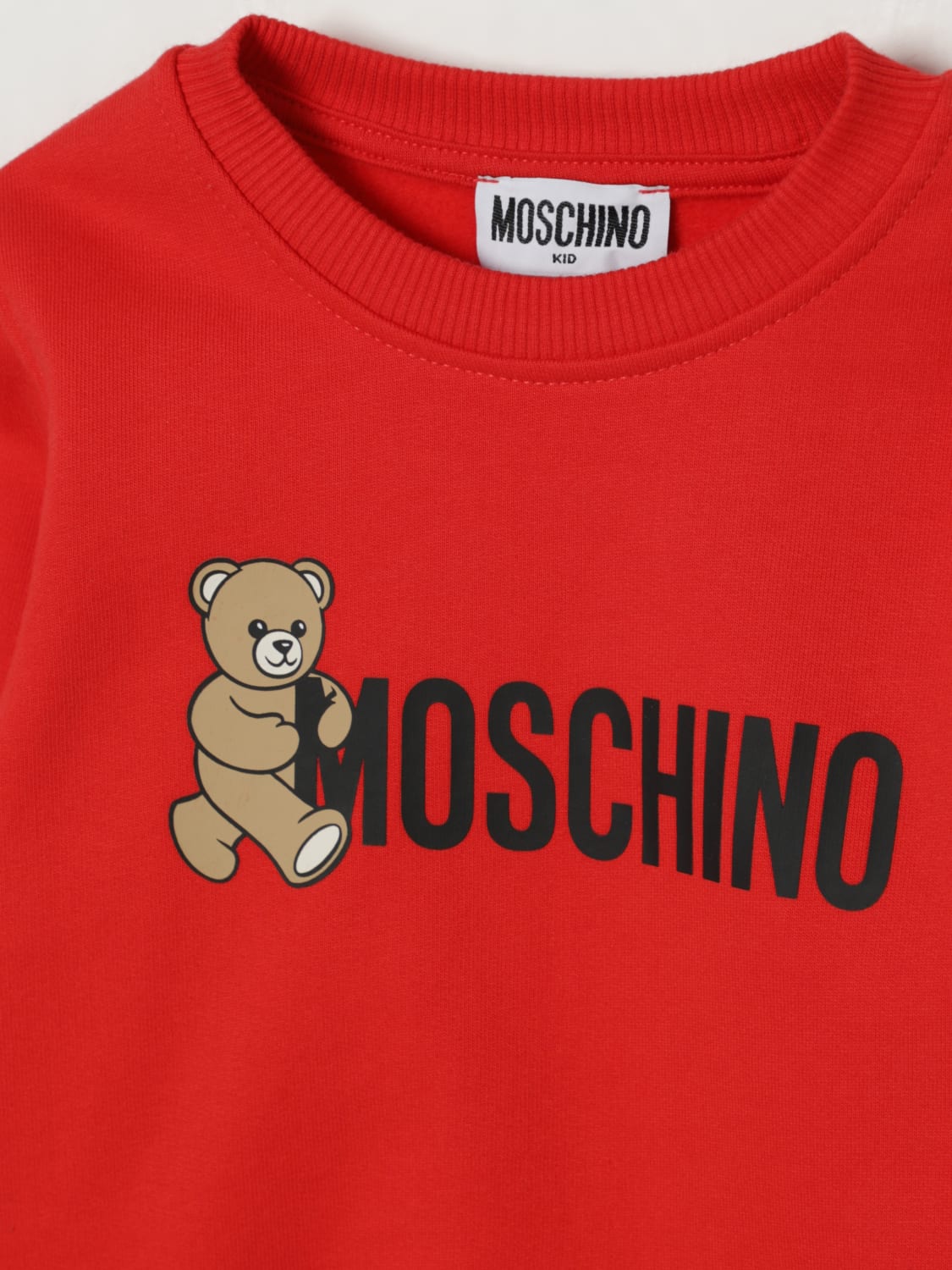 MOSCHINO SWEATER: Sweater kids Moschino, Red - Img 3