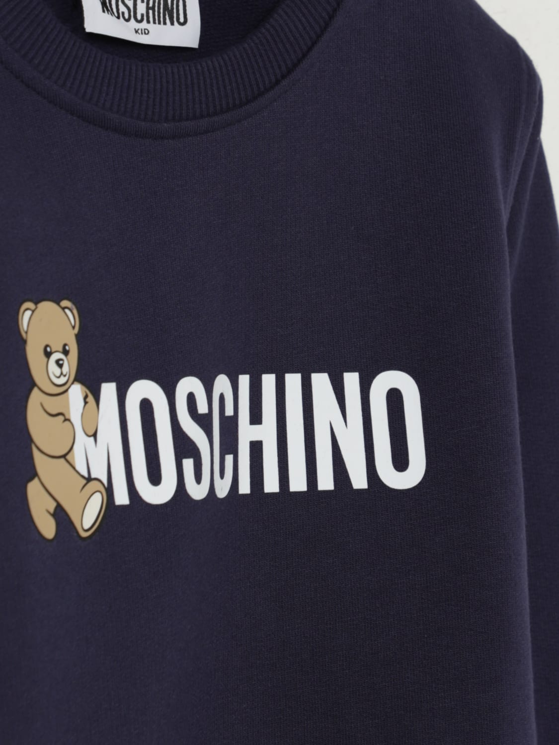 MOSCHINO SWEATER: Sweater kids Moschino, Navy - Img 3