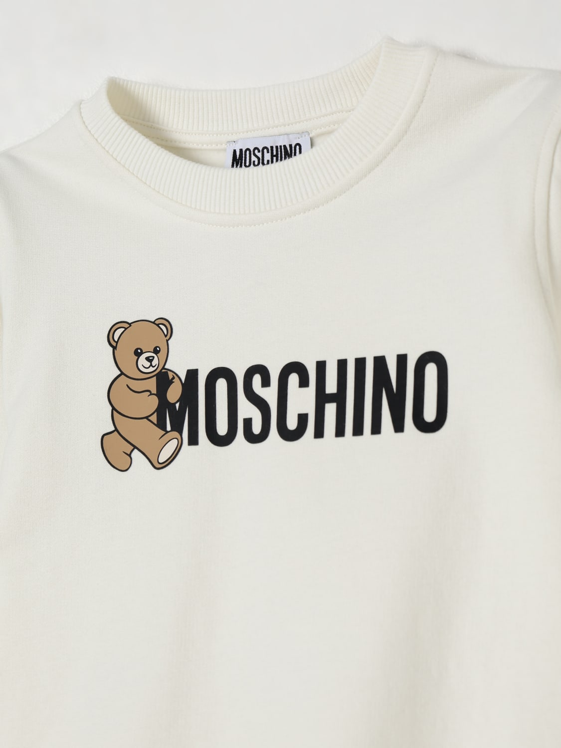 MOSCHINO PULLOVER: Pullover kinder Moschino, Yellow Cream - Img 3