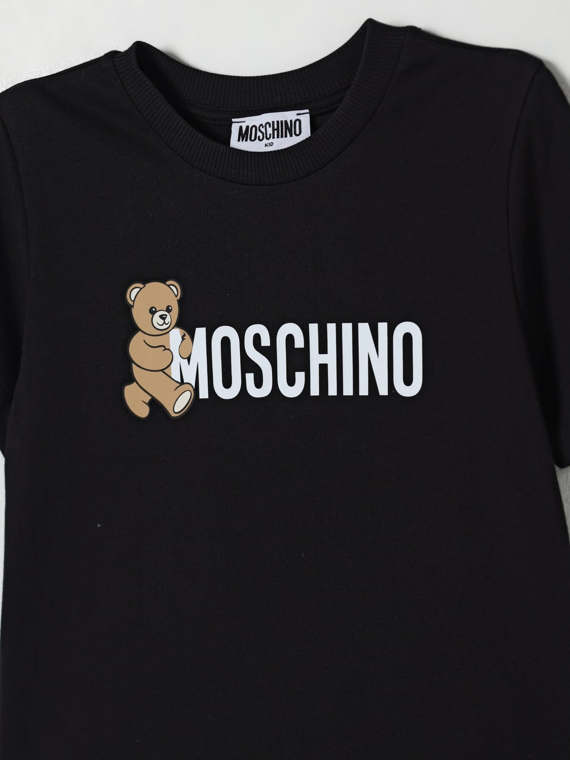 MOSCHINO T-SHIRT: T-shirt kids Moschino, Black - Img 3