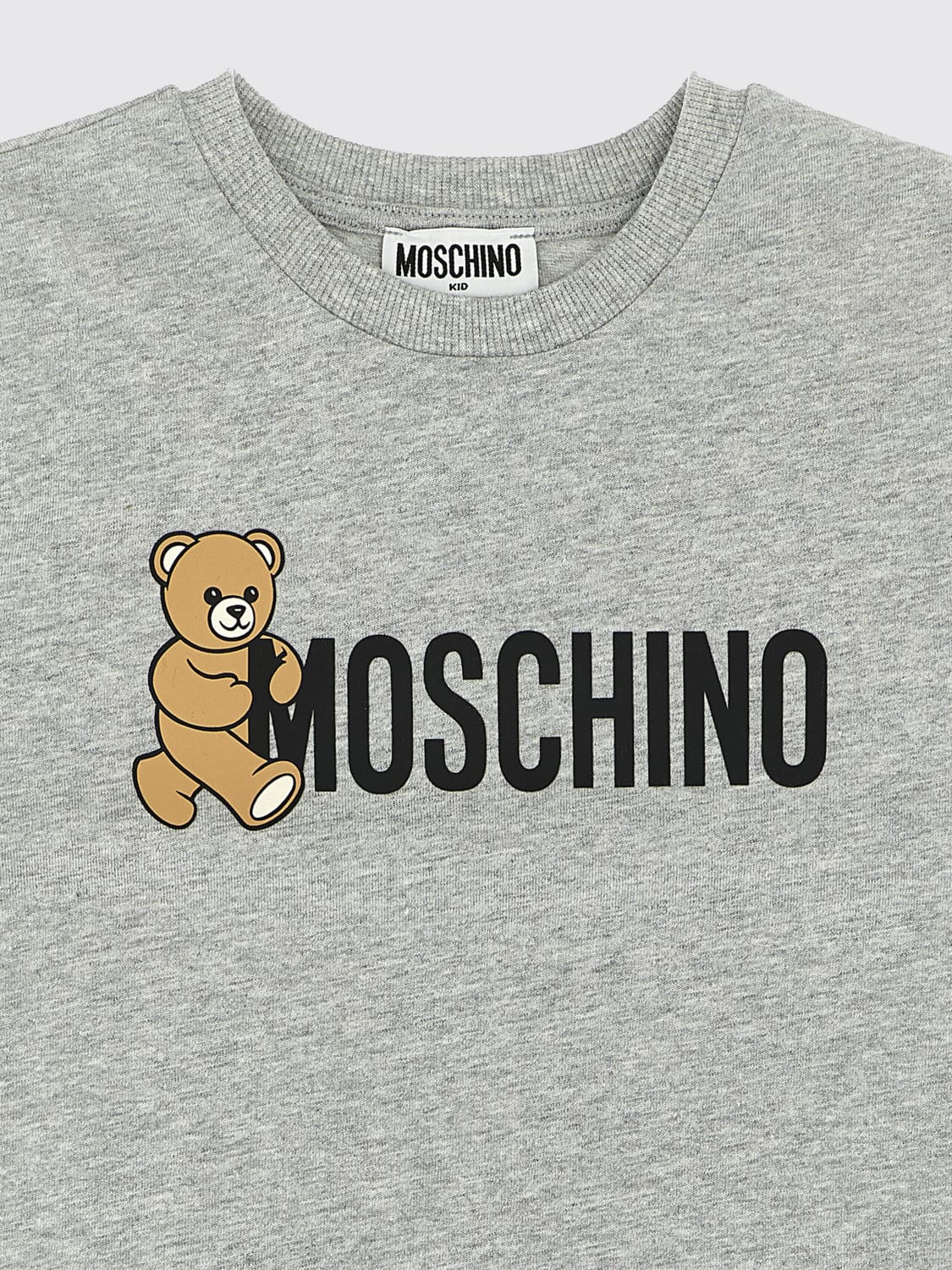 MOSCHINO T-SHIRT: T-shirt kids Moschino, Grey - Img 3
