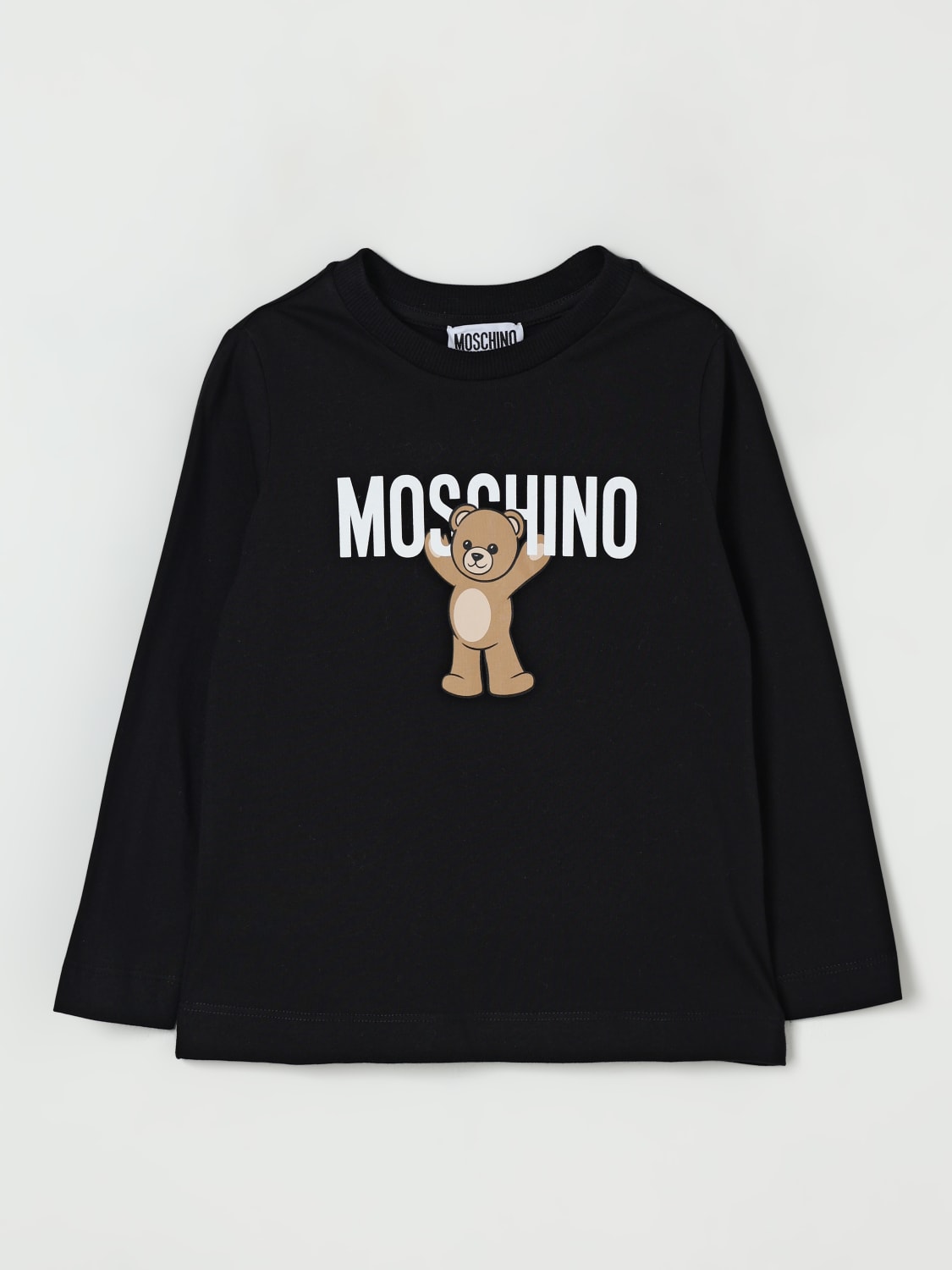 MOSCHINO T-SHIRT: T-shirt enfant Moschino, Noir - Img 1