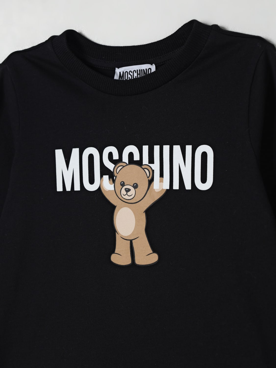 MOSCHINO T-SHIRT: T-shirt enfant Moschino, Noir - Img 3