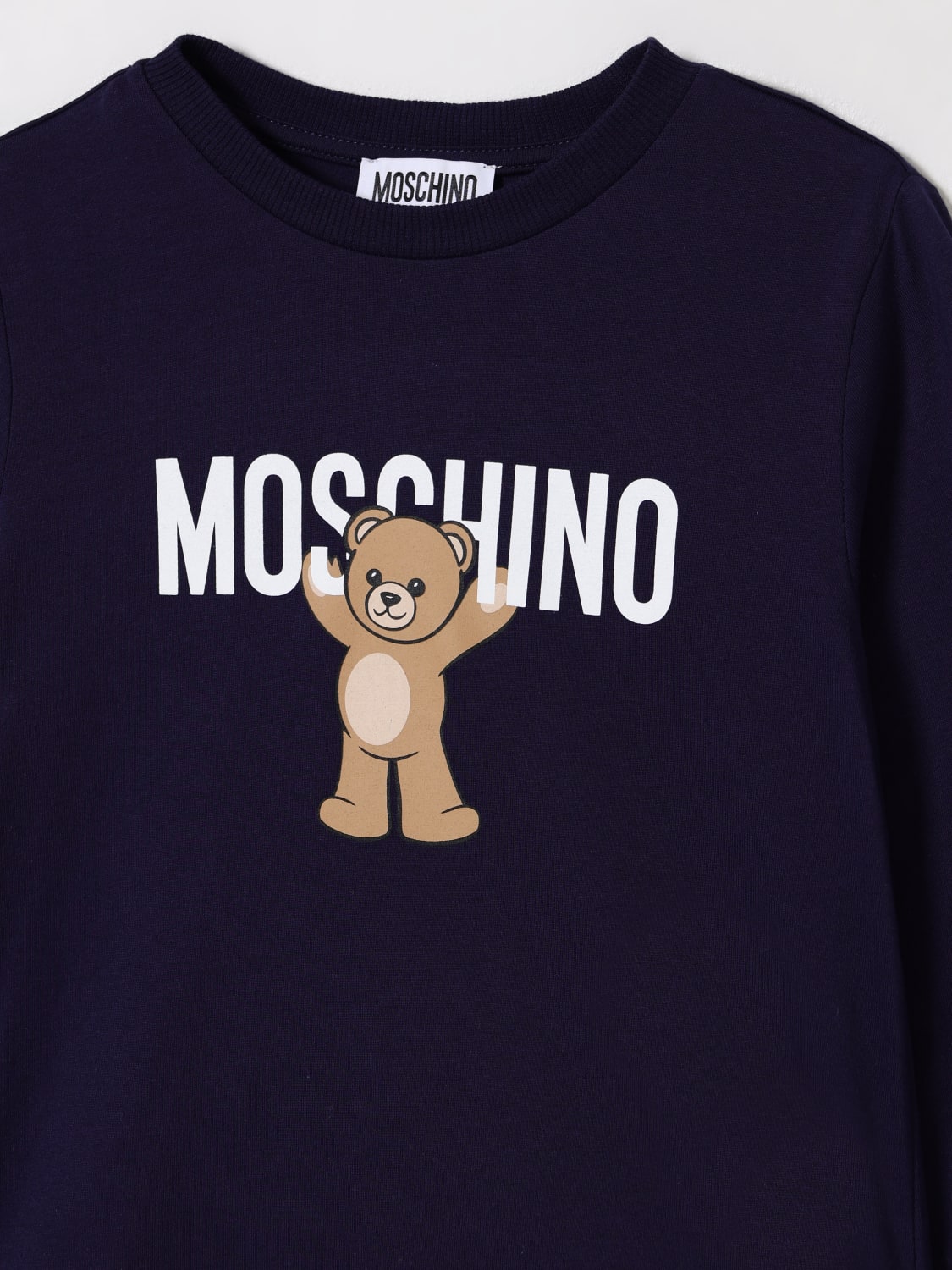 MOSCHINO T-SHIRT: T-shirt kids Moschino, Blue - Img 3