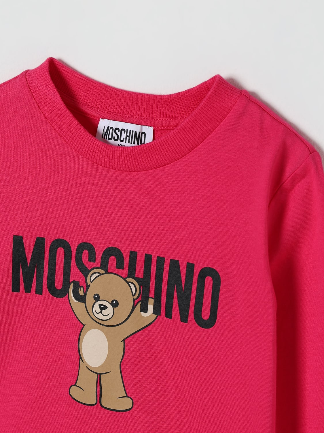 MOSCHINO T-SHIRT: T-shirt kinder Moschino, Pink - Img 3