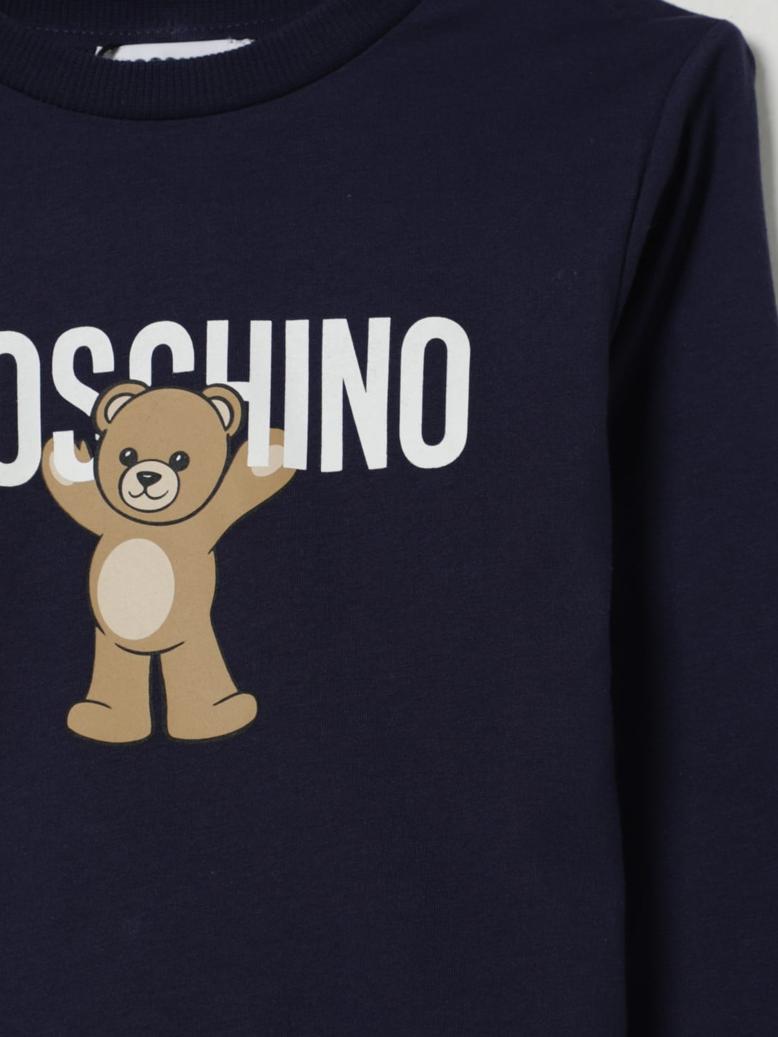 MOSCHINO T-SHIRT: T-shirt kinder Moschino, Navy - Img 3