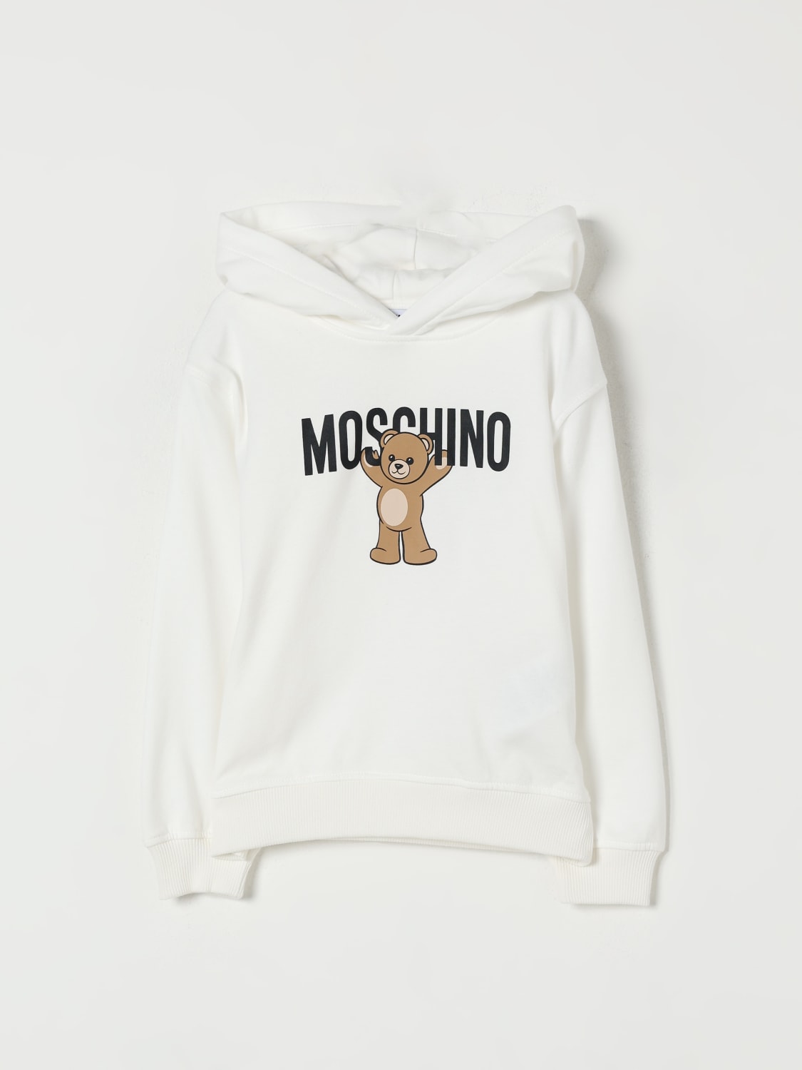 MOSCHINO SWEATER: Sweater kids Moschino, White - Img 1