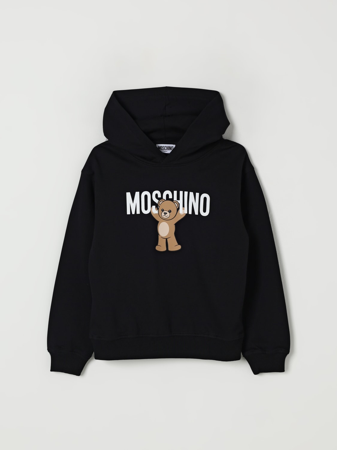 MOSCHINO SWEATER: Sweater kids Moschino, Black - Img 1