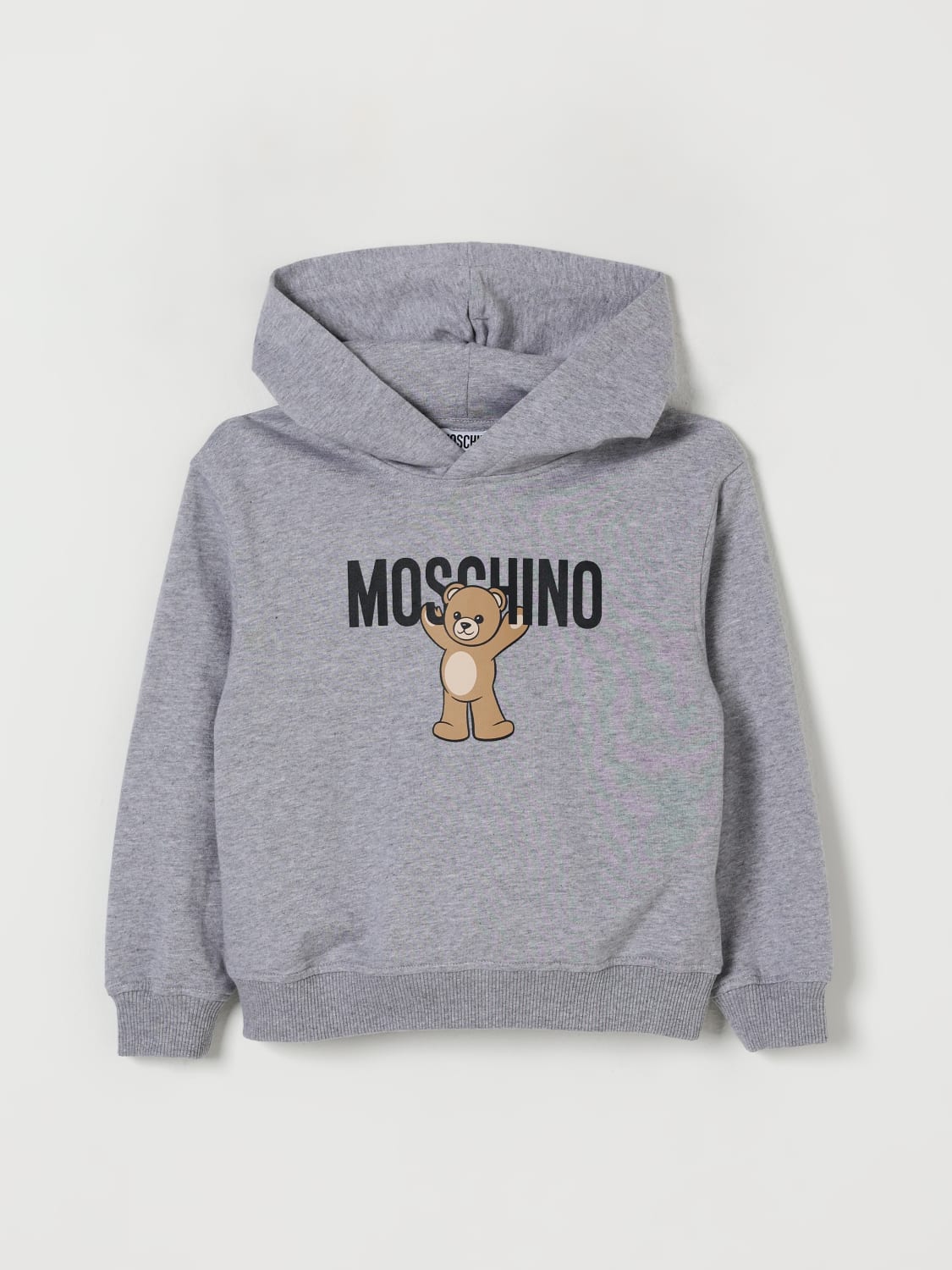 MOSCHINO SWEATER: Sweater kids Moschino, Grey - Img 1